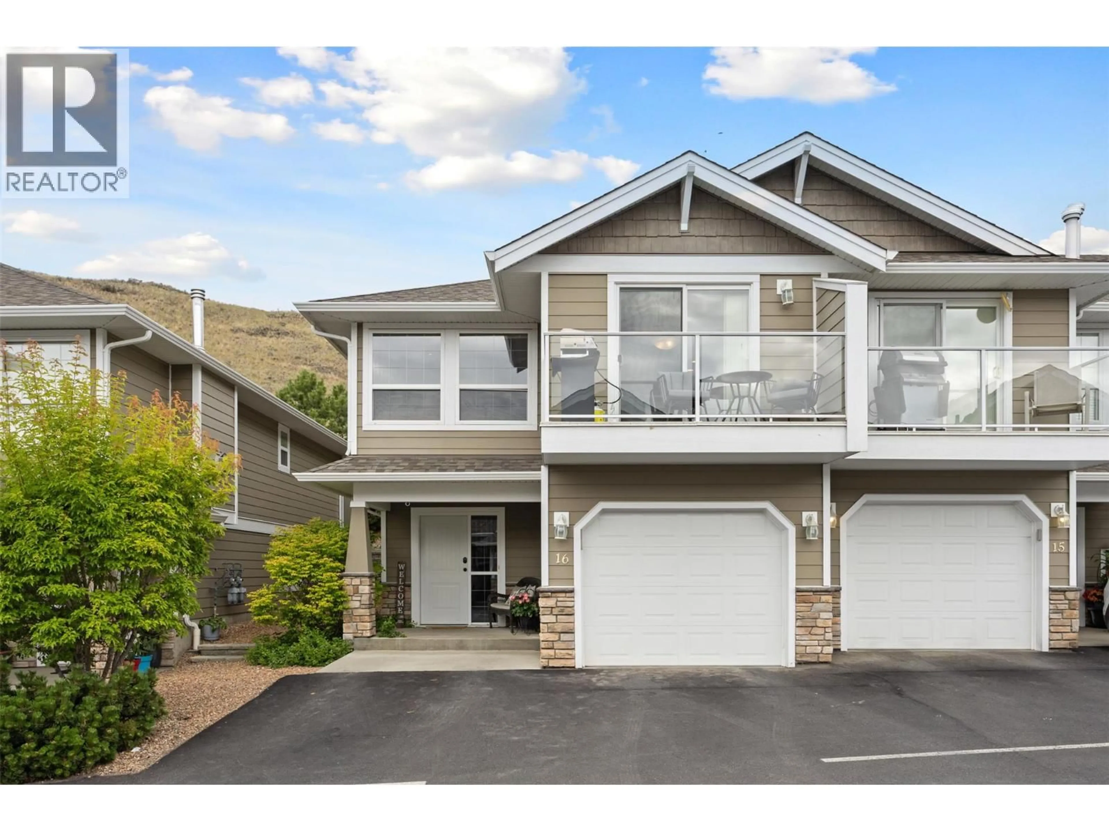 Home with vinyl exterior material, street for #16 - 1885 GRASSLANDS BOULEVARD, Kamloops British Columbia V2B0B8