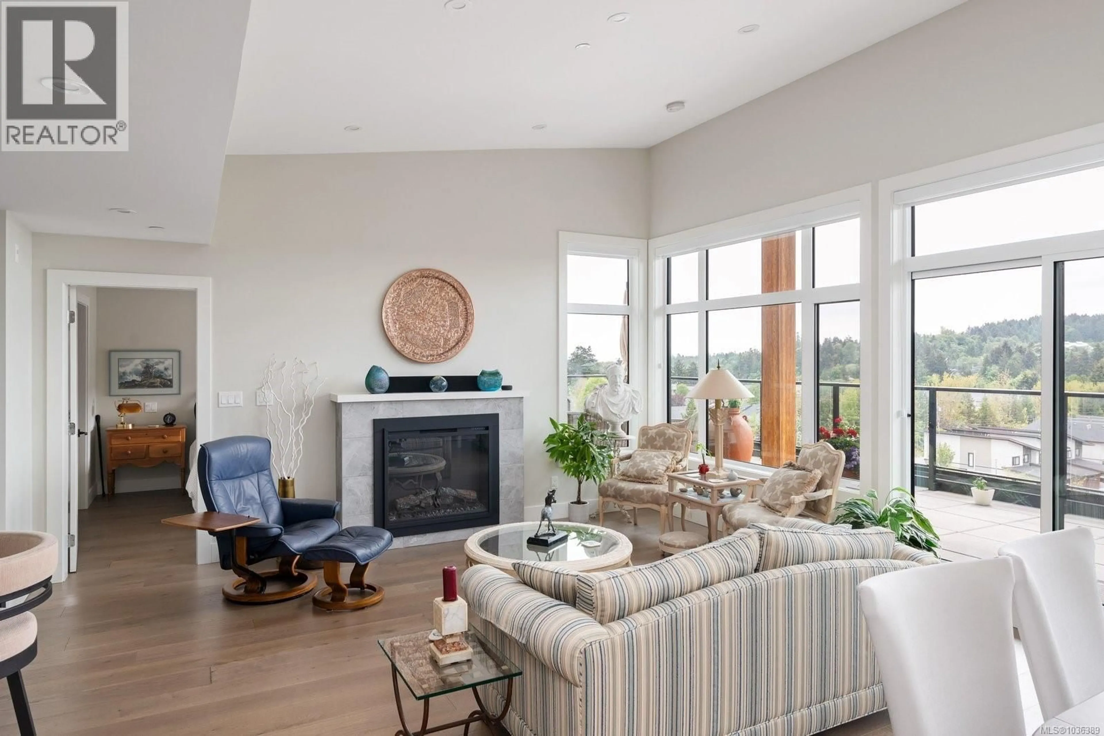 Living room with furniture, unknown for 603 - 2520 HACKETT CRESCENT, Central Saanich British Columbia V8M0B9