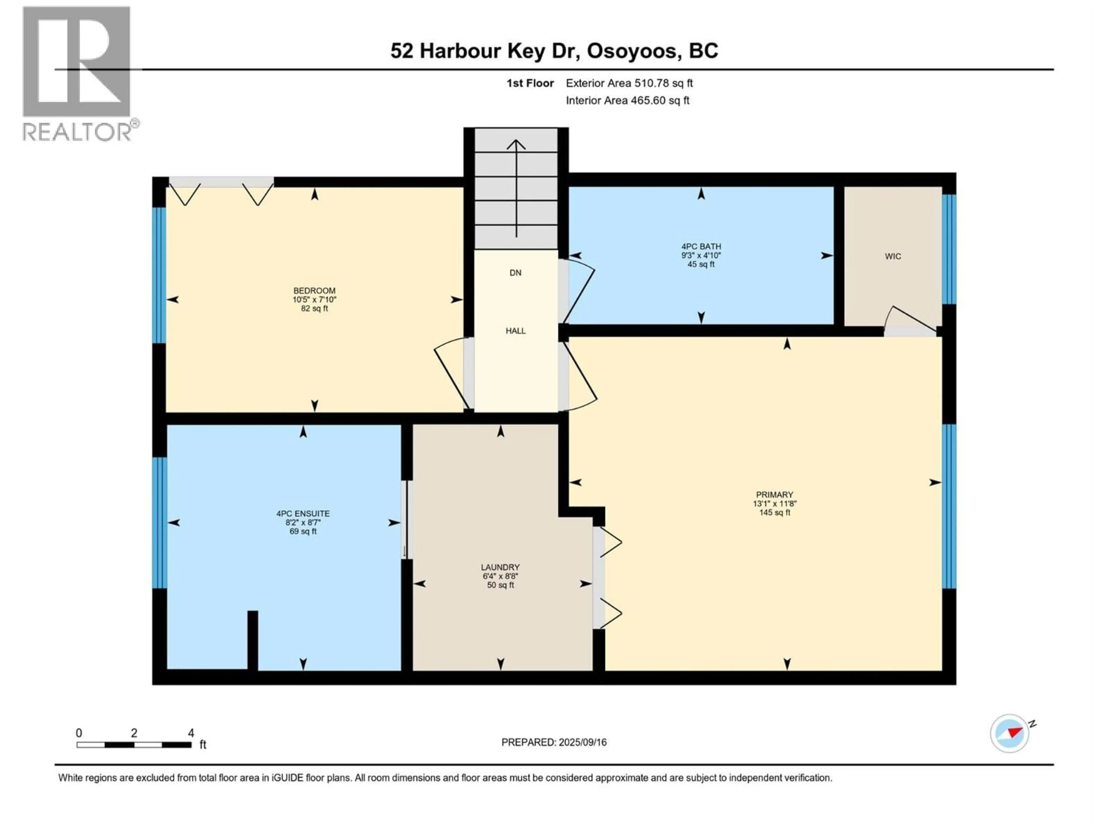 Floor plan for 52 HARBOUR KEY DRIVE, Osoyoos British Columbia V0H1V3