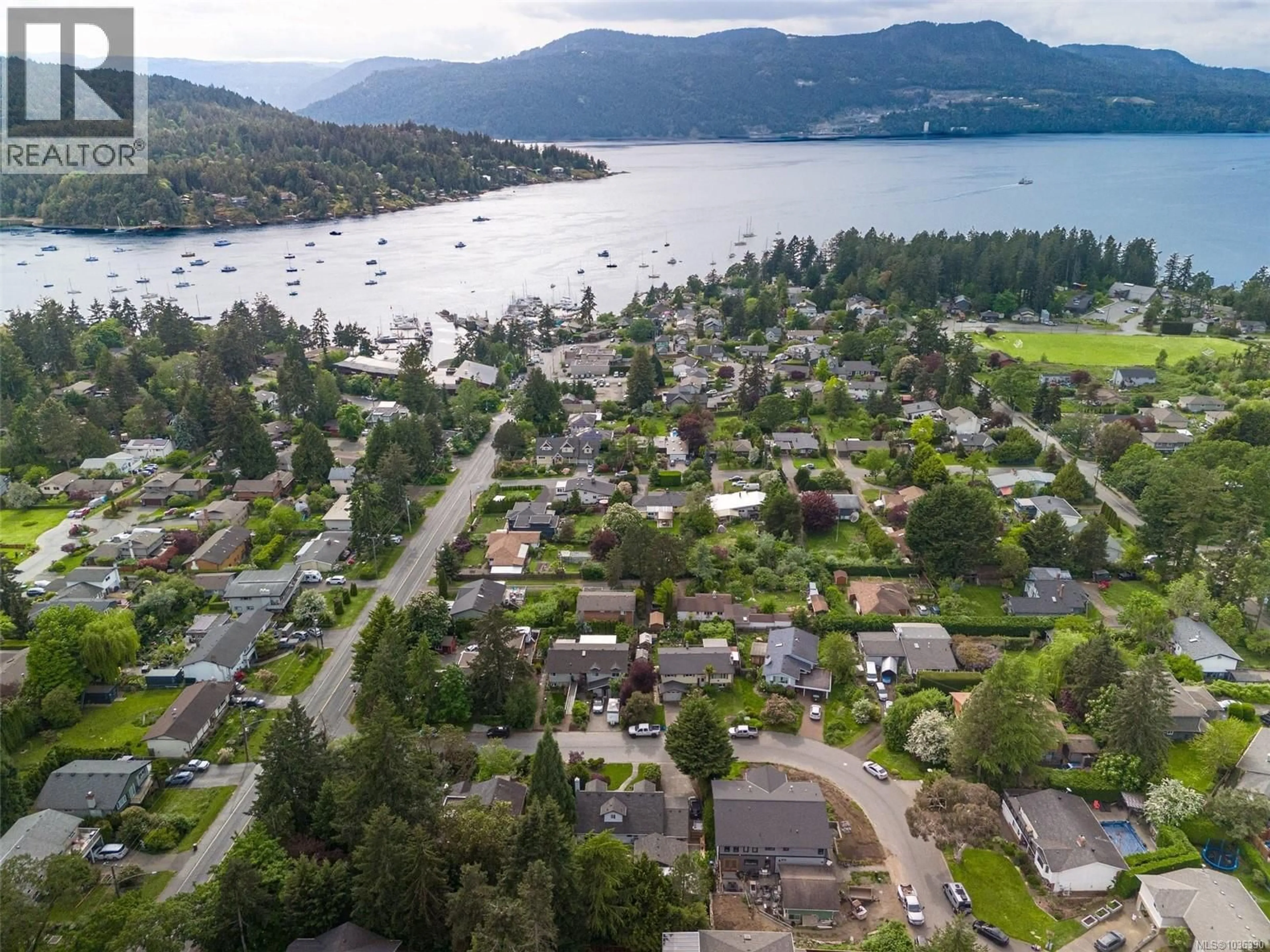 A pic from outside/outdoor area/front of a property/back of a property/a pic from drone, water/lake/river/ocean view for 7211 KIMPATA WAY, Central Saanich British Columbia V8M1C1