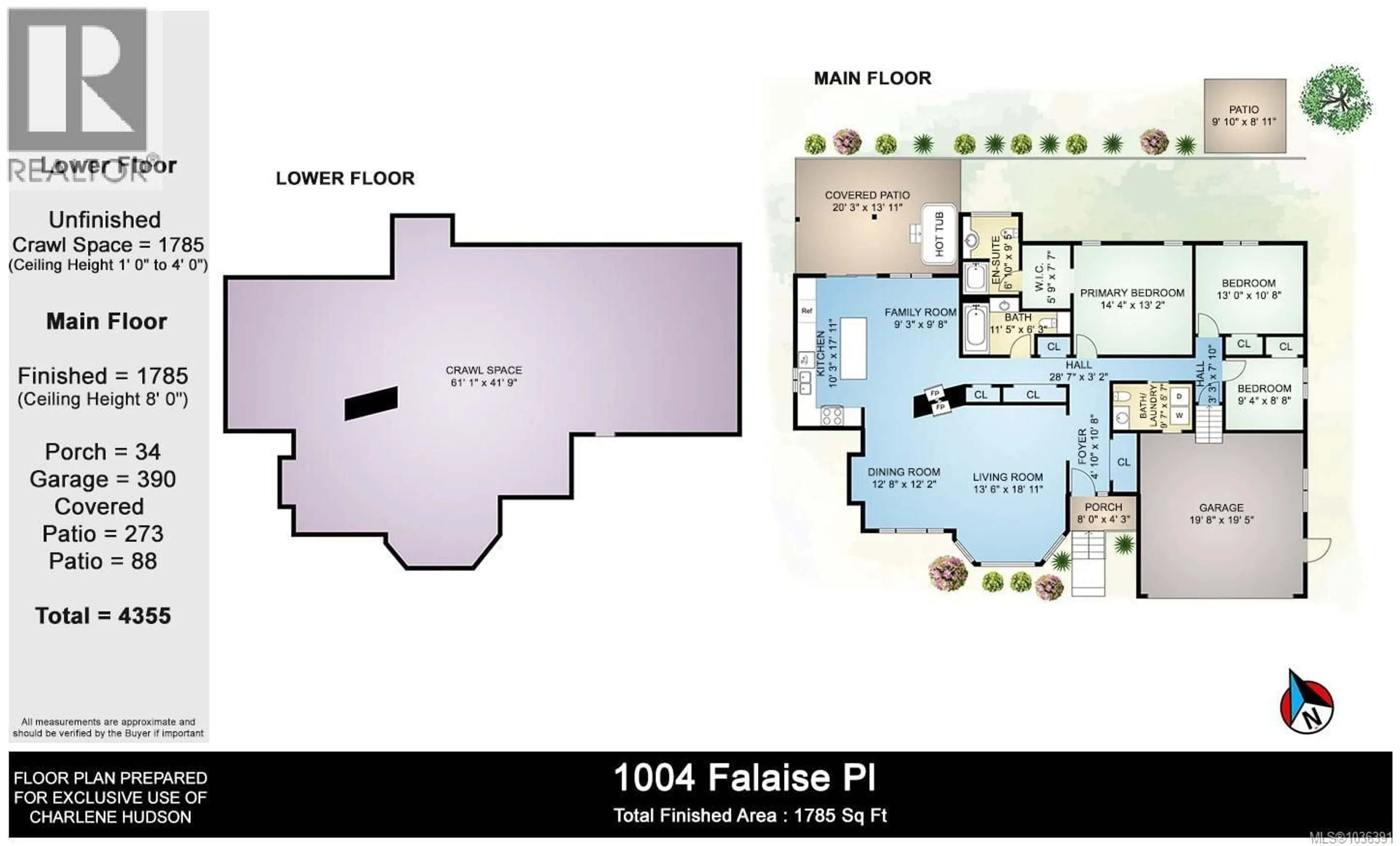Floor plan for 1004 FALAISE PLACE, Saanich British Columbia V8Y2W7