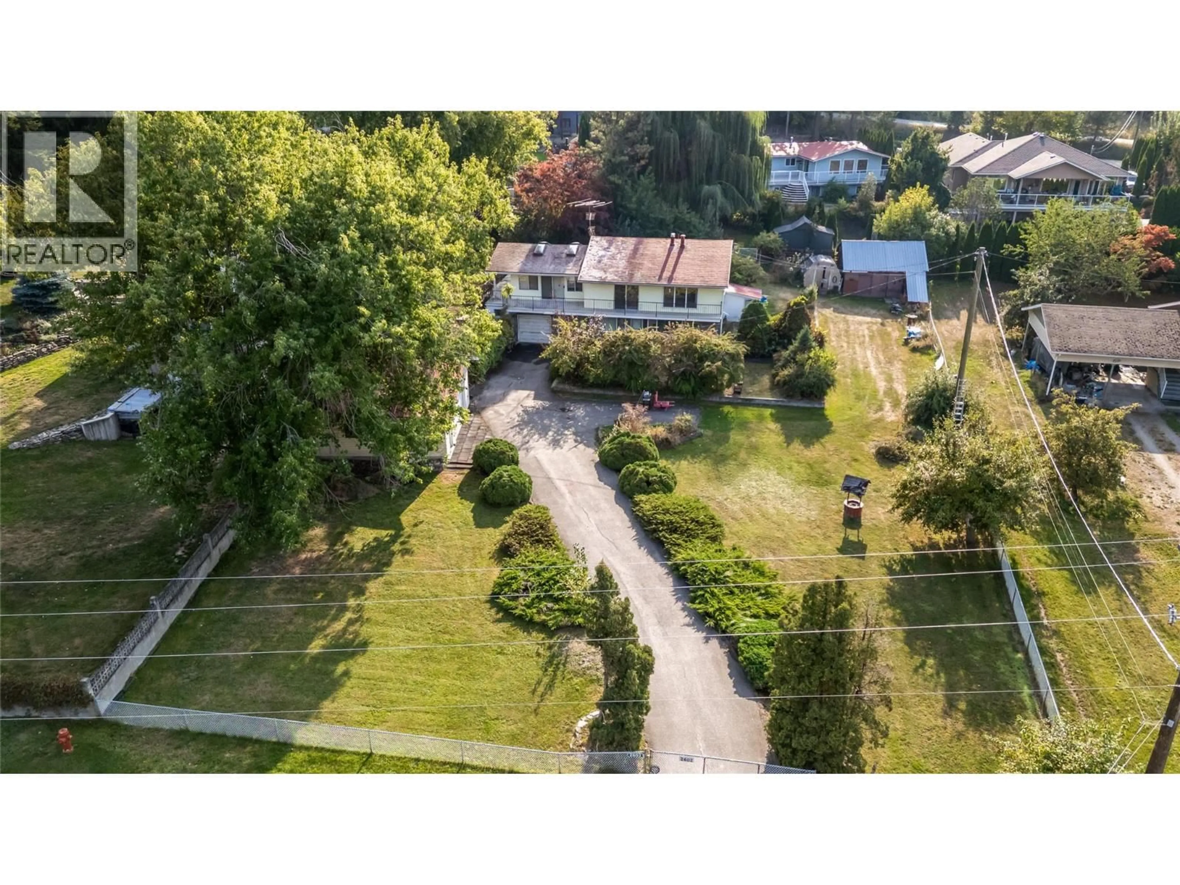 A pic from outside/outdoor area/front of a property/back of a property/a pic from drone, street for 2602 BLIND BAY ROAD, Blind Bay British Columbia V0E1H1