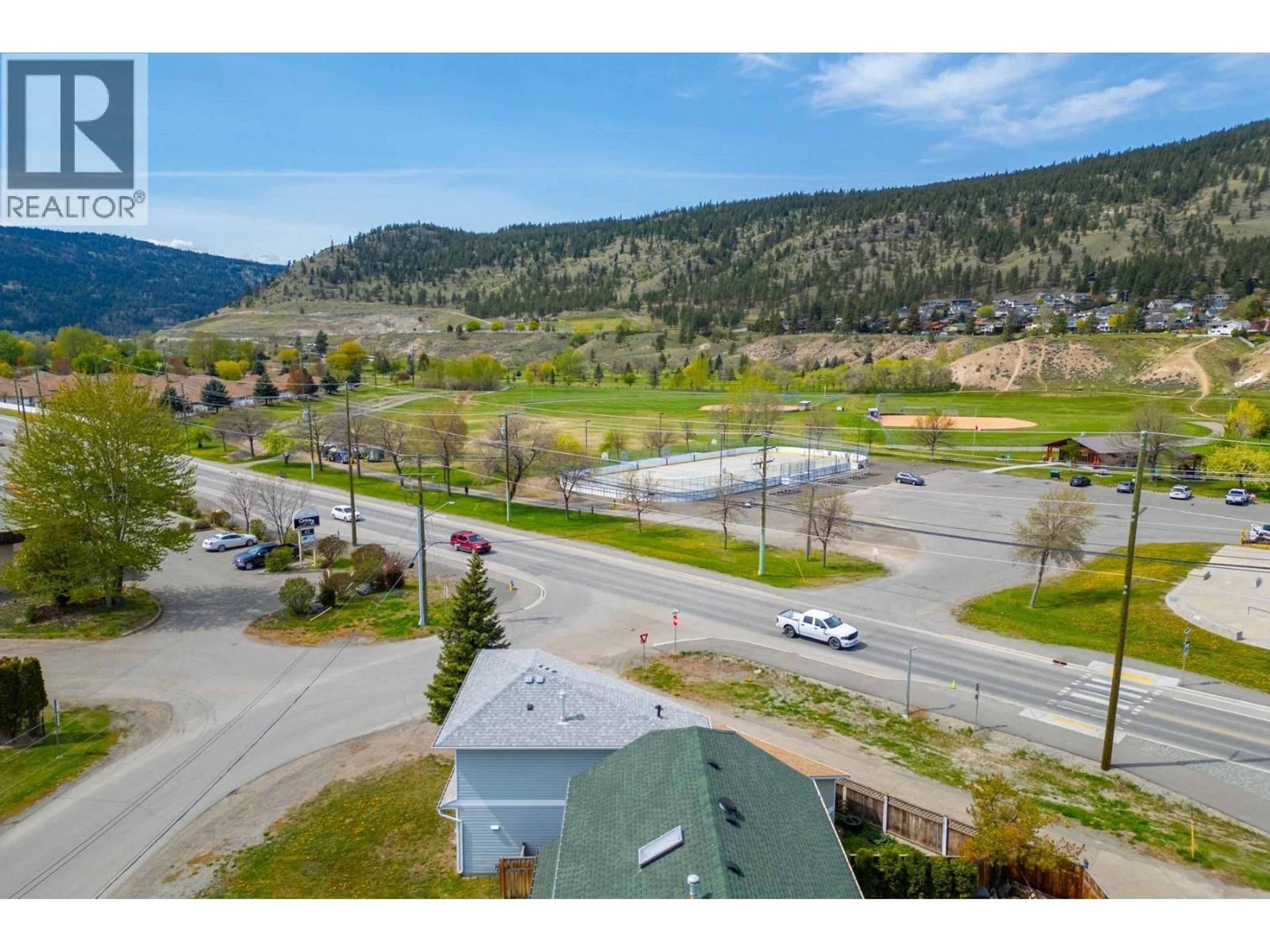 A pic from outside/outdoor area/front of a property/back of a property/a pic from drone, mountain view for 2101 BLACKWELL AVENUE, Merritt British Columbia V1K1H7