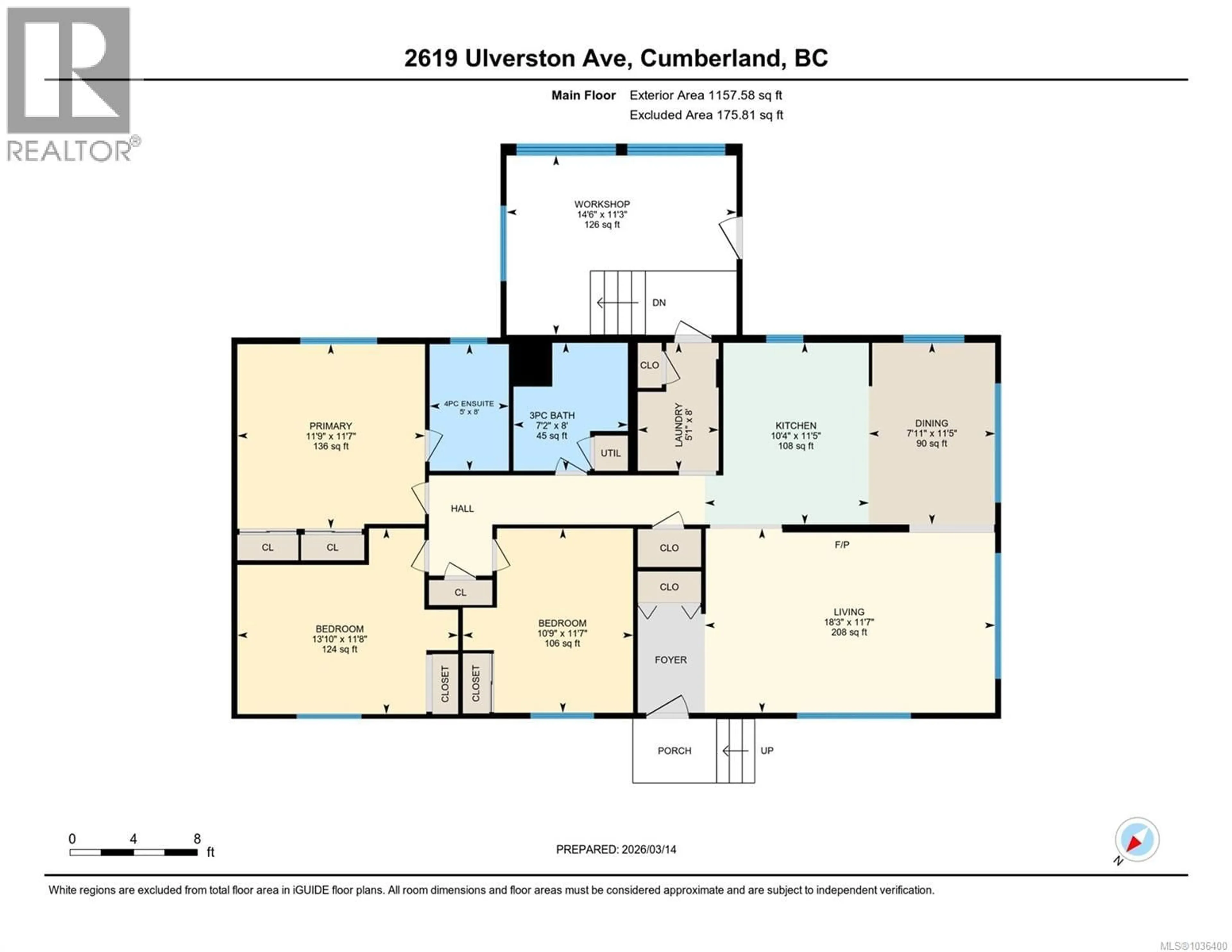 Floor plan for 2619 ULVERSTON AVENUE, Cumberland British Columbia V0R1S0