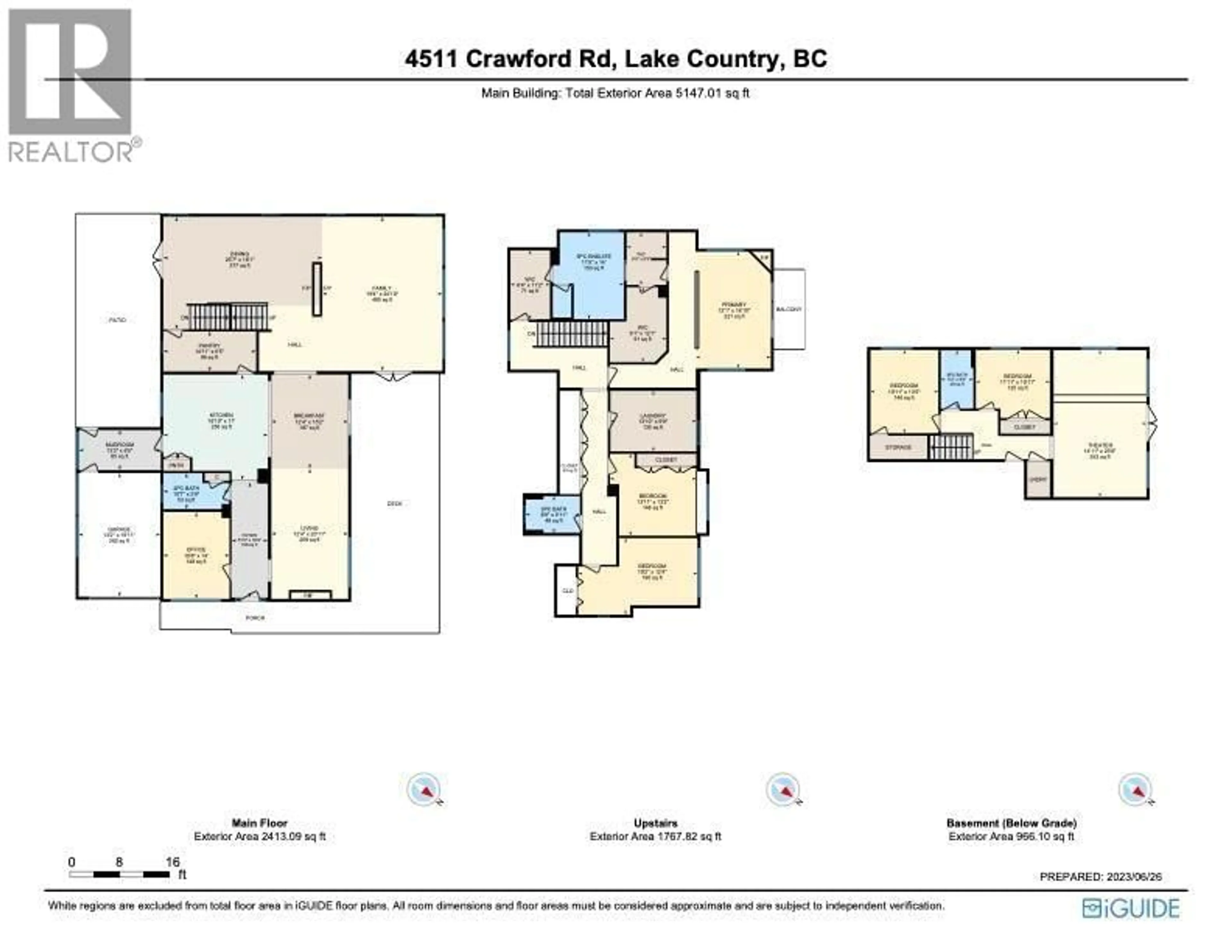 Floor plan for 4511 CRAWFORD ROAD, Lake Country British Columbia V4V2C7