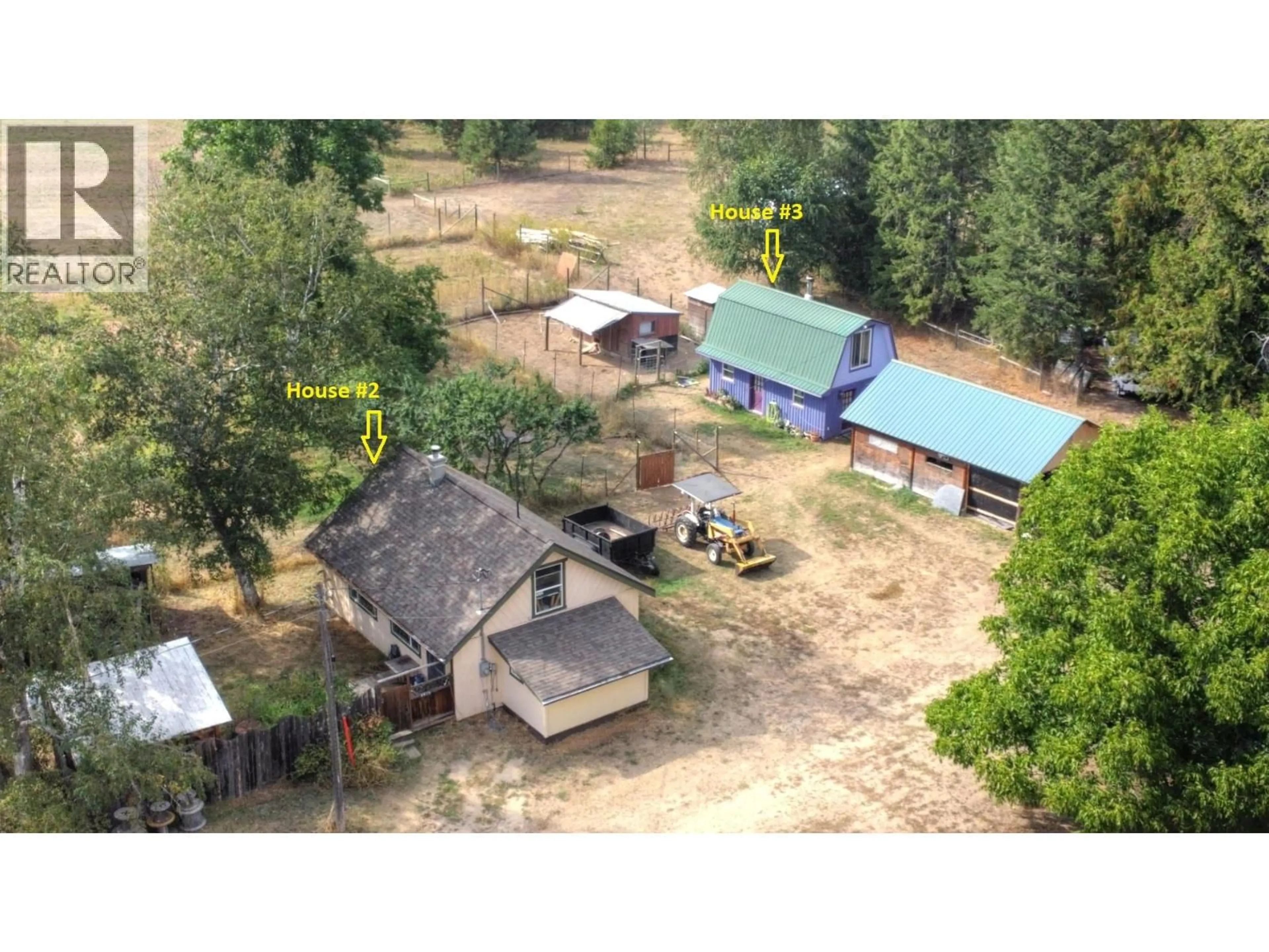 A pic from outside/outdoor area/front of a property/back of a property/a pic from drone, forest/trees view for 3918 PASSMORE UPPER ROAD, Passmore British Columbia V0G2J0