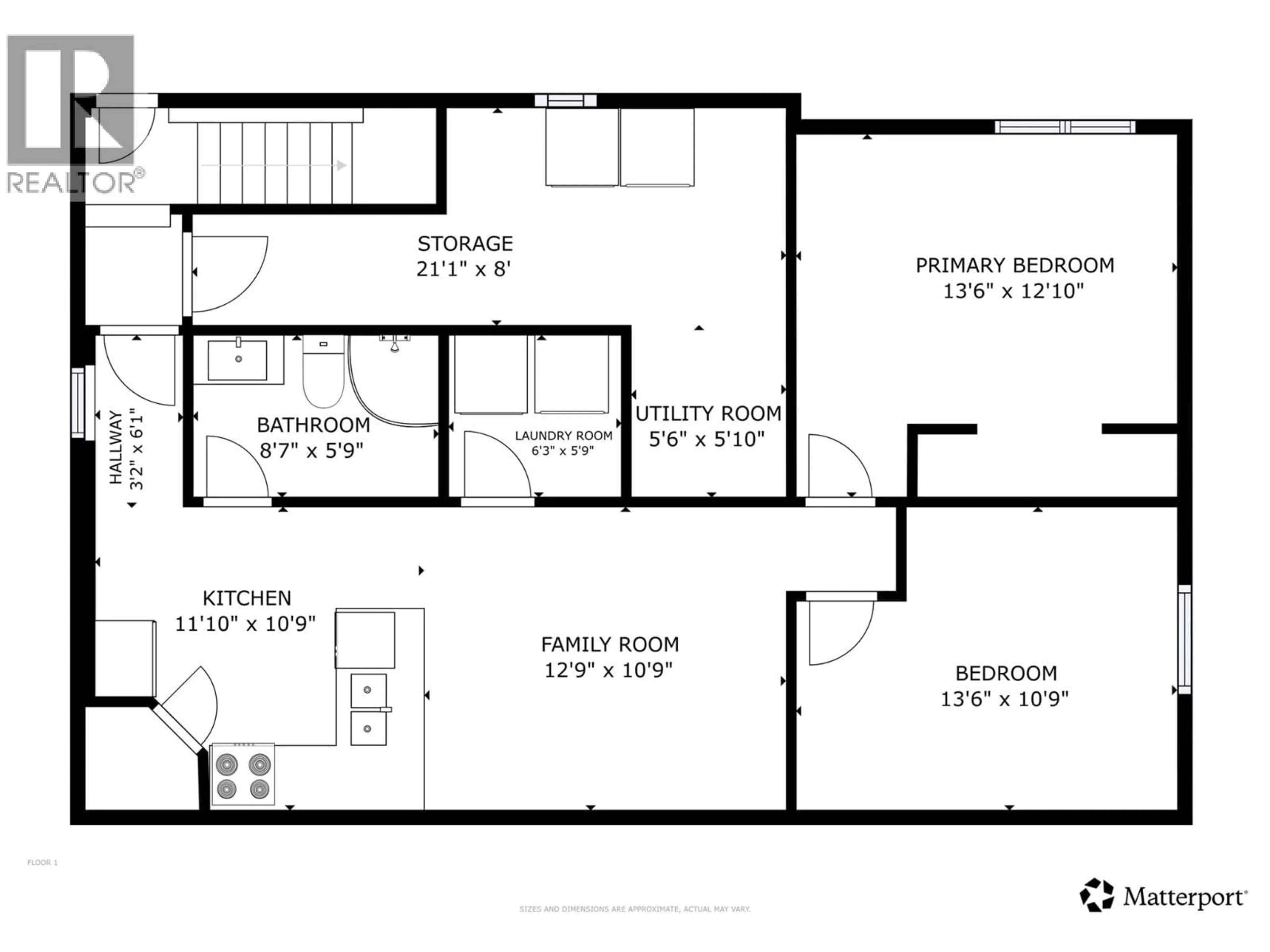 Floor plan for 1843 GOLBECK COURT, Kelowna British Columbia V1P1L7