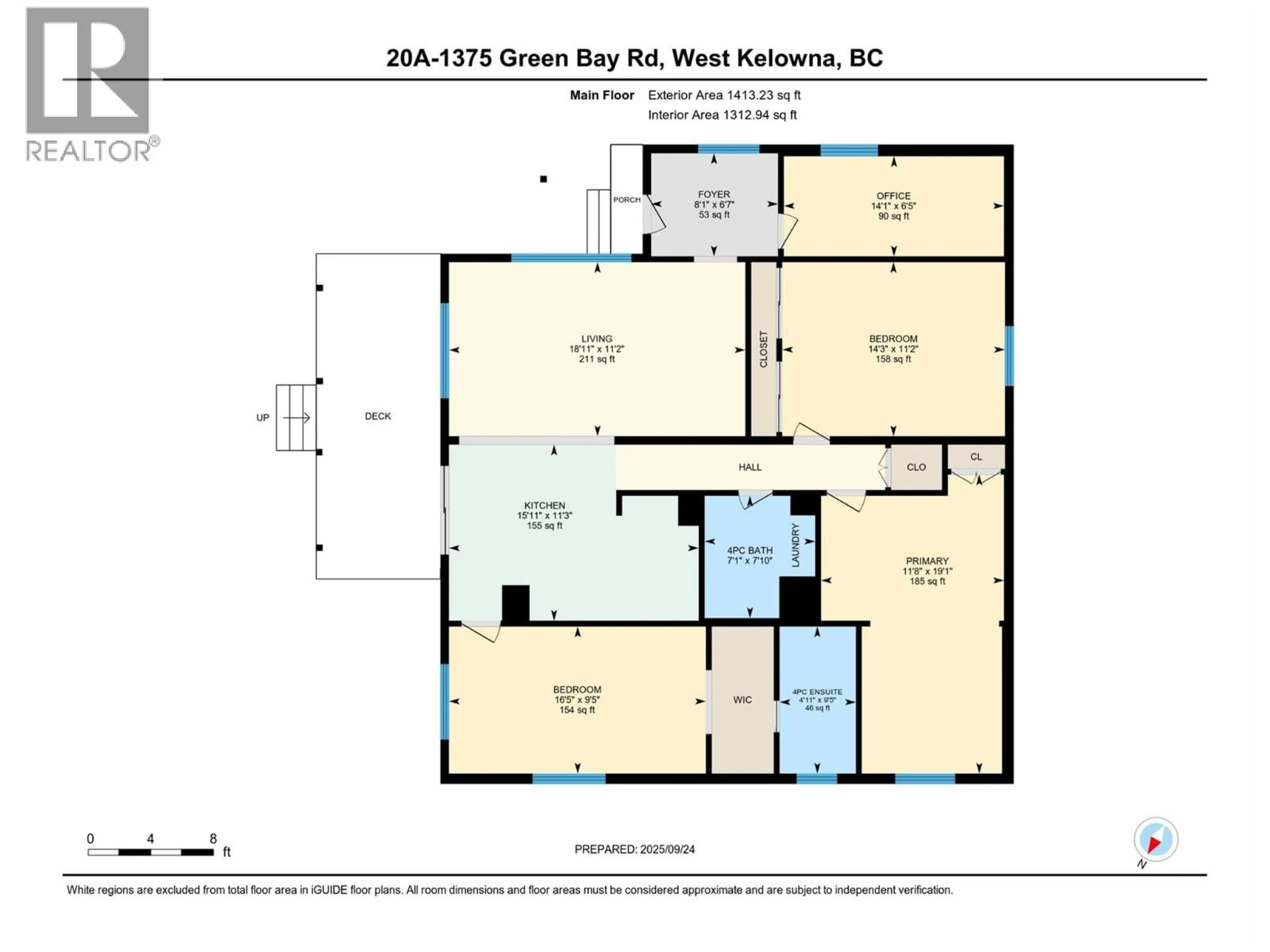 Floor plan for 20A - 1375 GREEN BAY ROAD, West Kelowna British Columbia V4T2B8