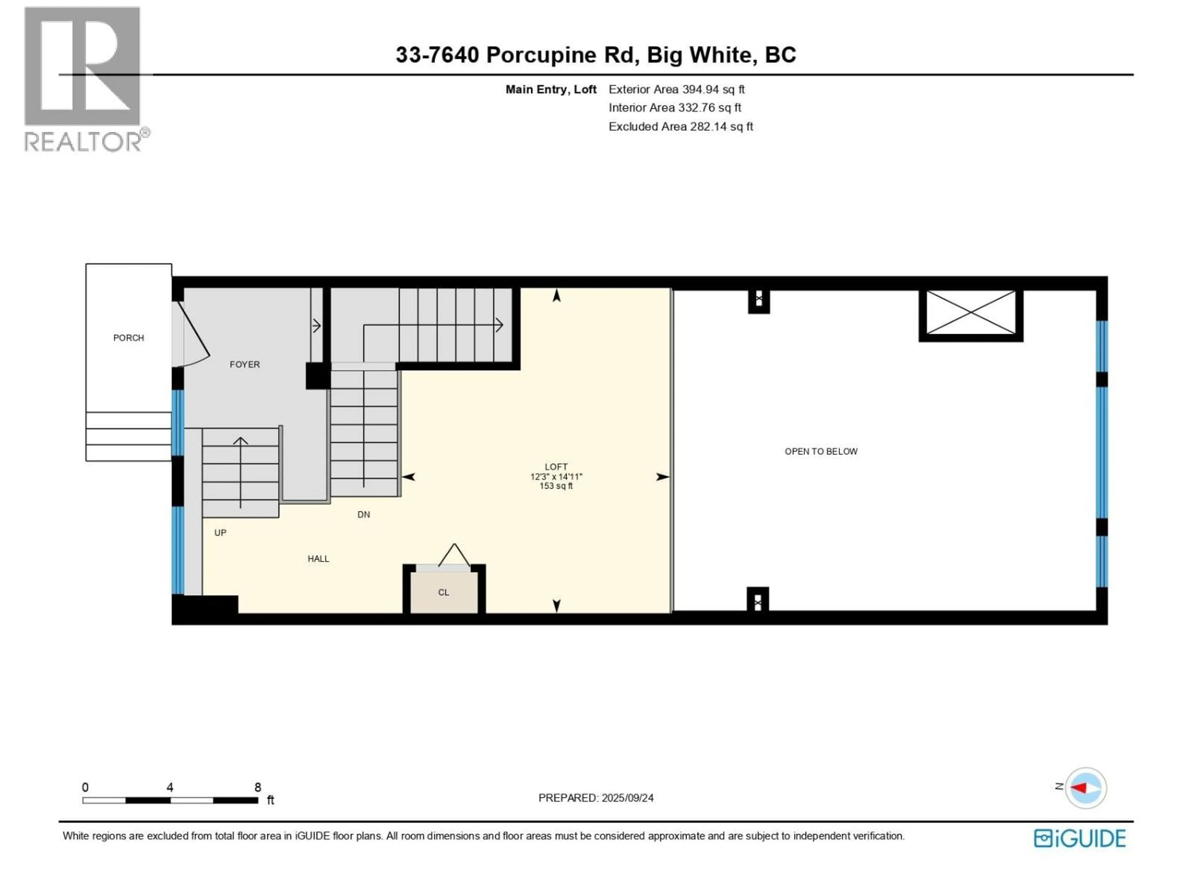 Floor plan for 33 - 7640 PORCUPINE ROAD, Big White British Columbia V1P1T4