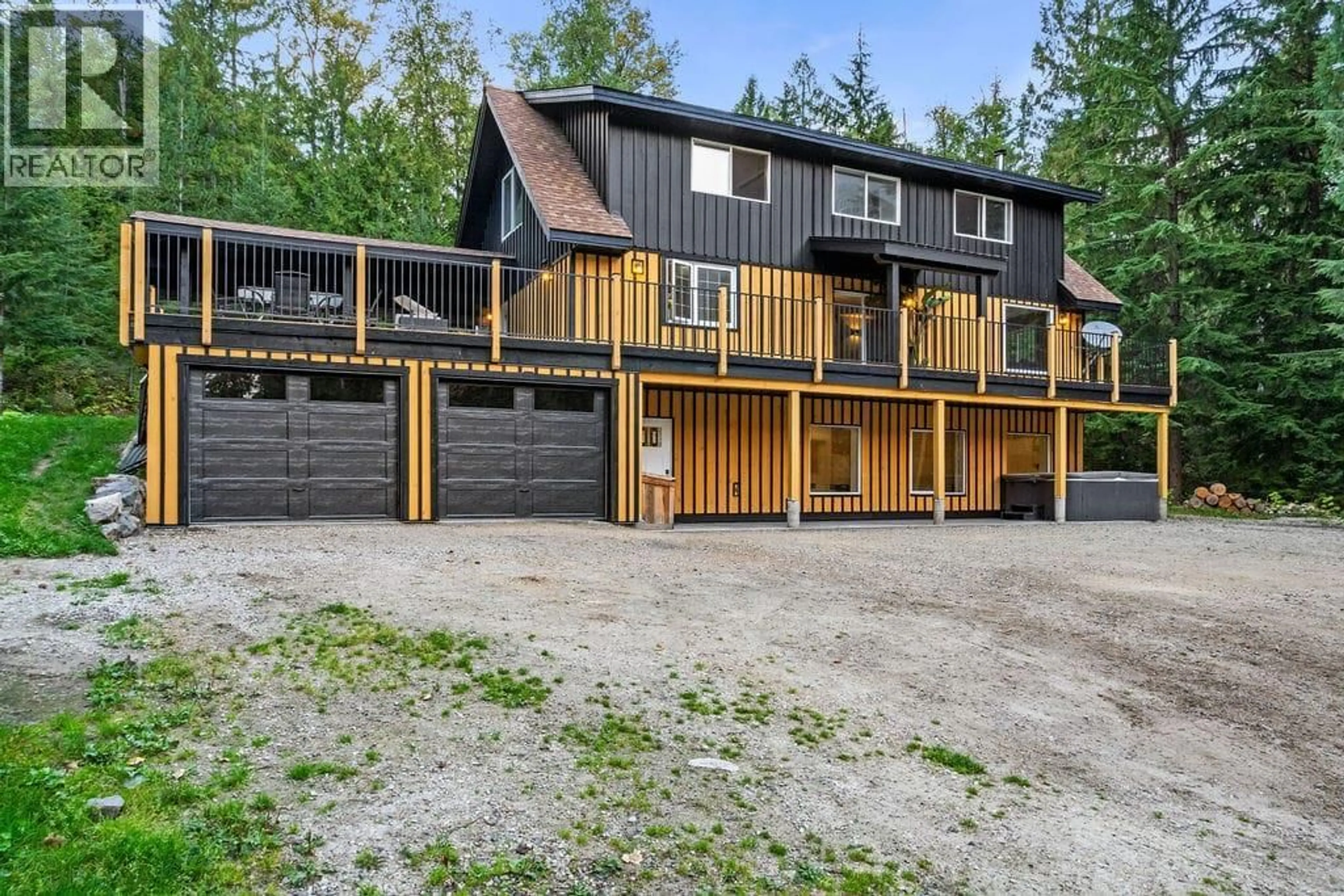A pic from outside/outdoor area/front of a property/back of a property/a pic from drone, mountain view for 2227 ALLSHOUSE ROAD, Summit Lake British Columbia V0G1R1