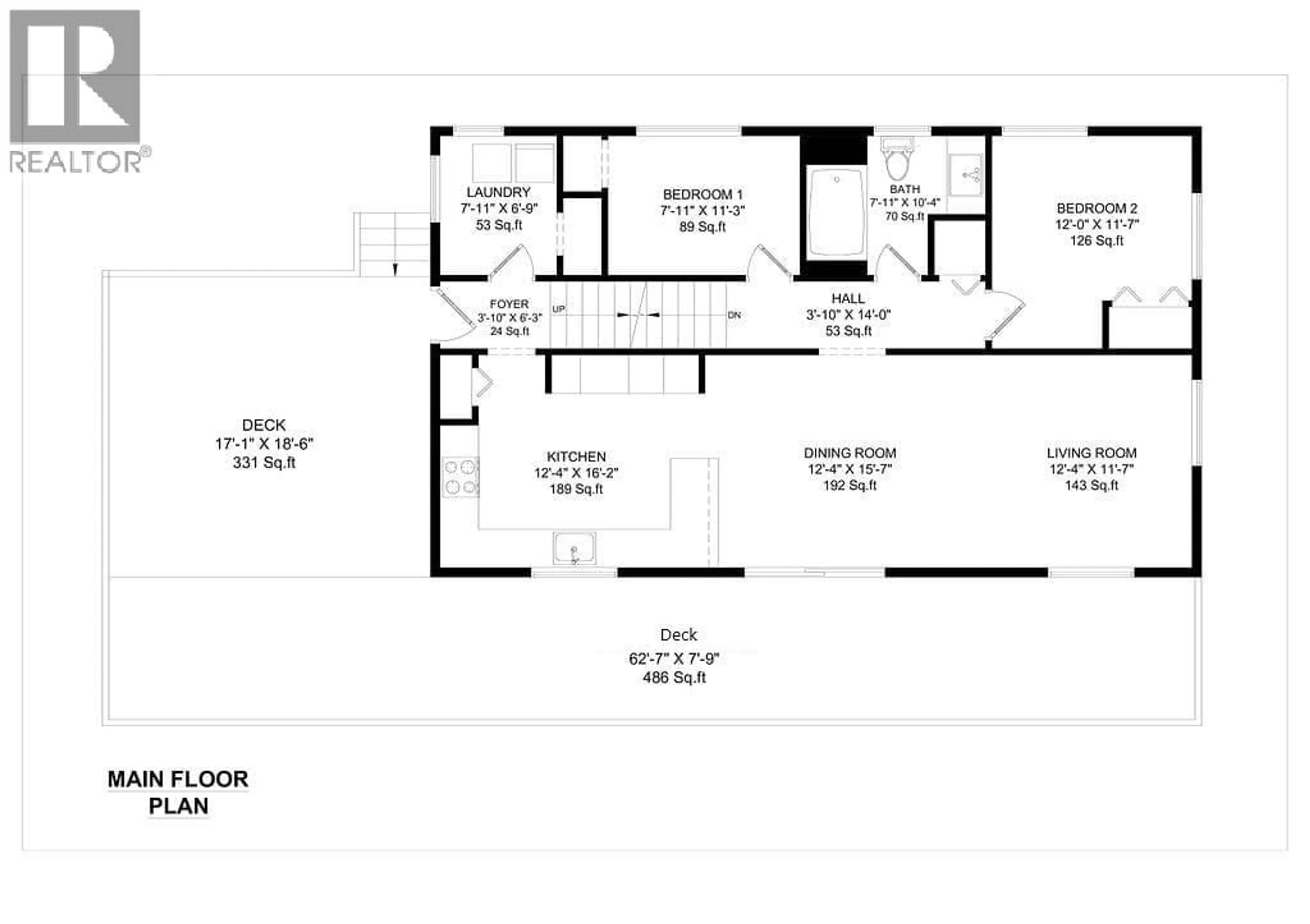 Floor plan for 2227 ALLSHOUSE ROAD, Summit Lake British Columbia V0G1R1