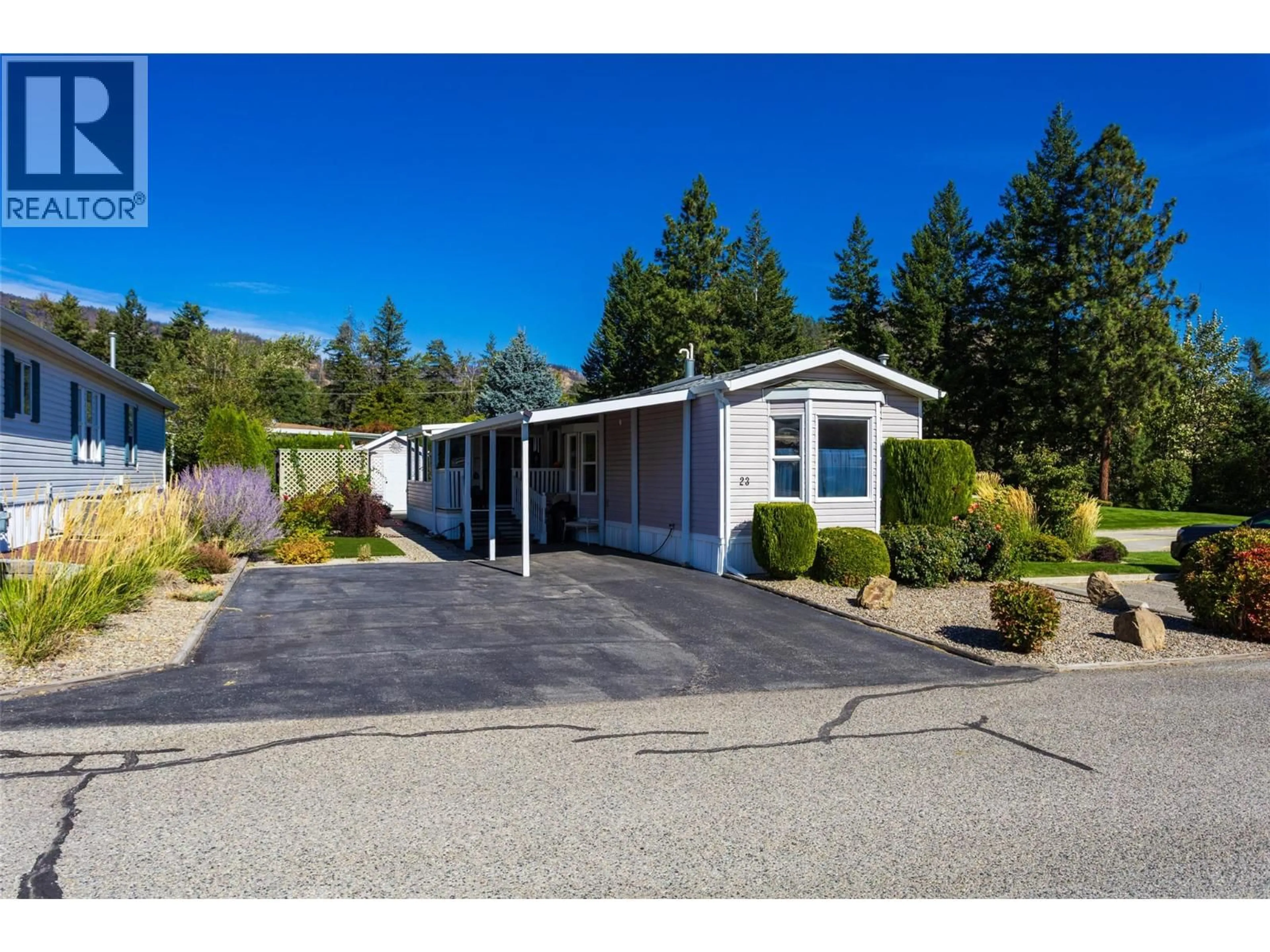 Home with vinyl exterior material, mountain view for 23 - 1850 SHANNON LAKE ROAD, West Kelowna British Columbia V4T1L6