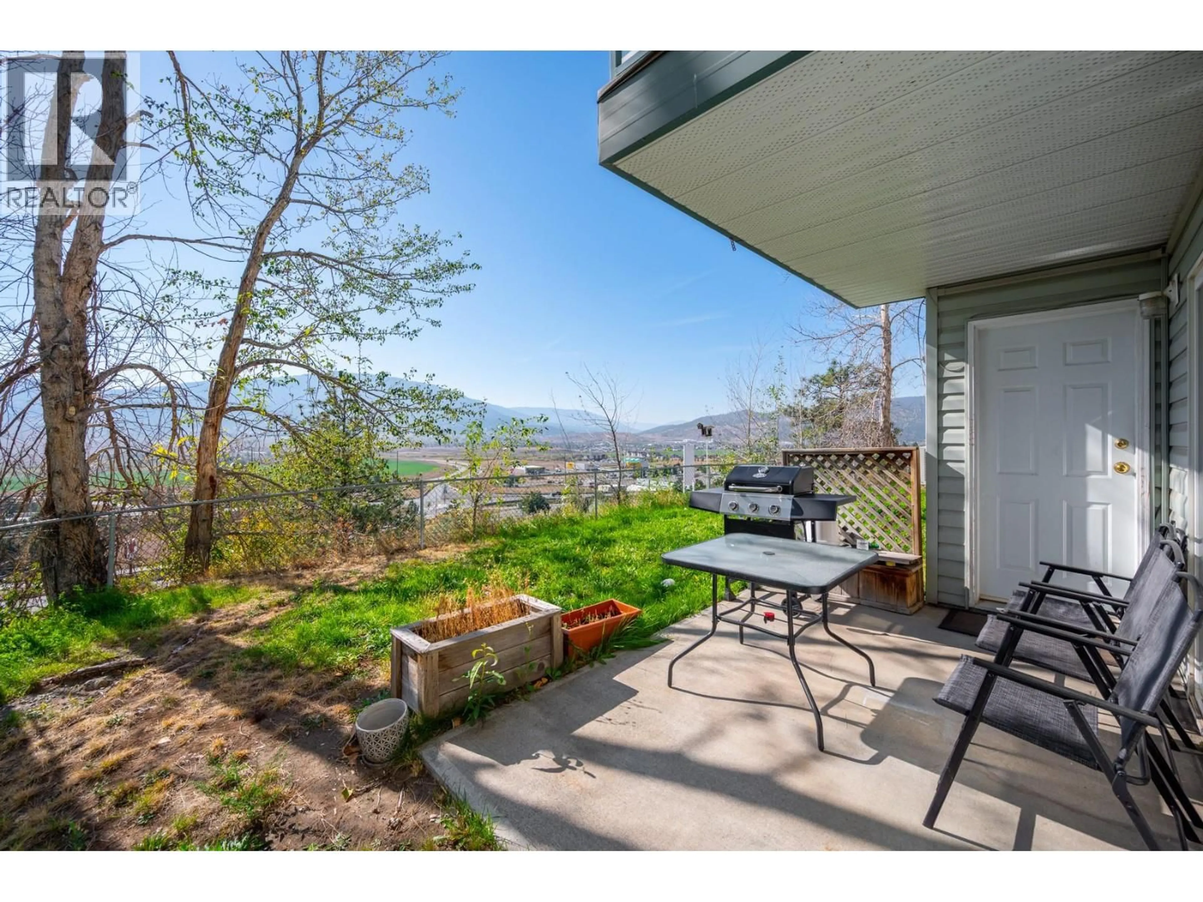 Patio, mountain view for 102 - 2802 GRANDVIEW HEIGHTS ROAD, Merritt British Columbia V1K1P9