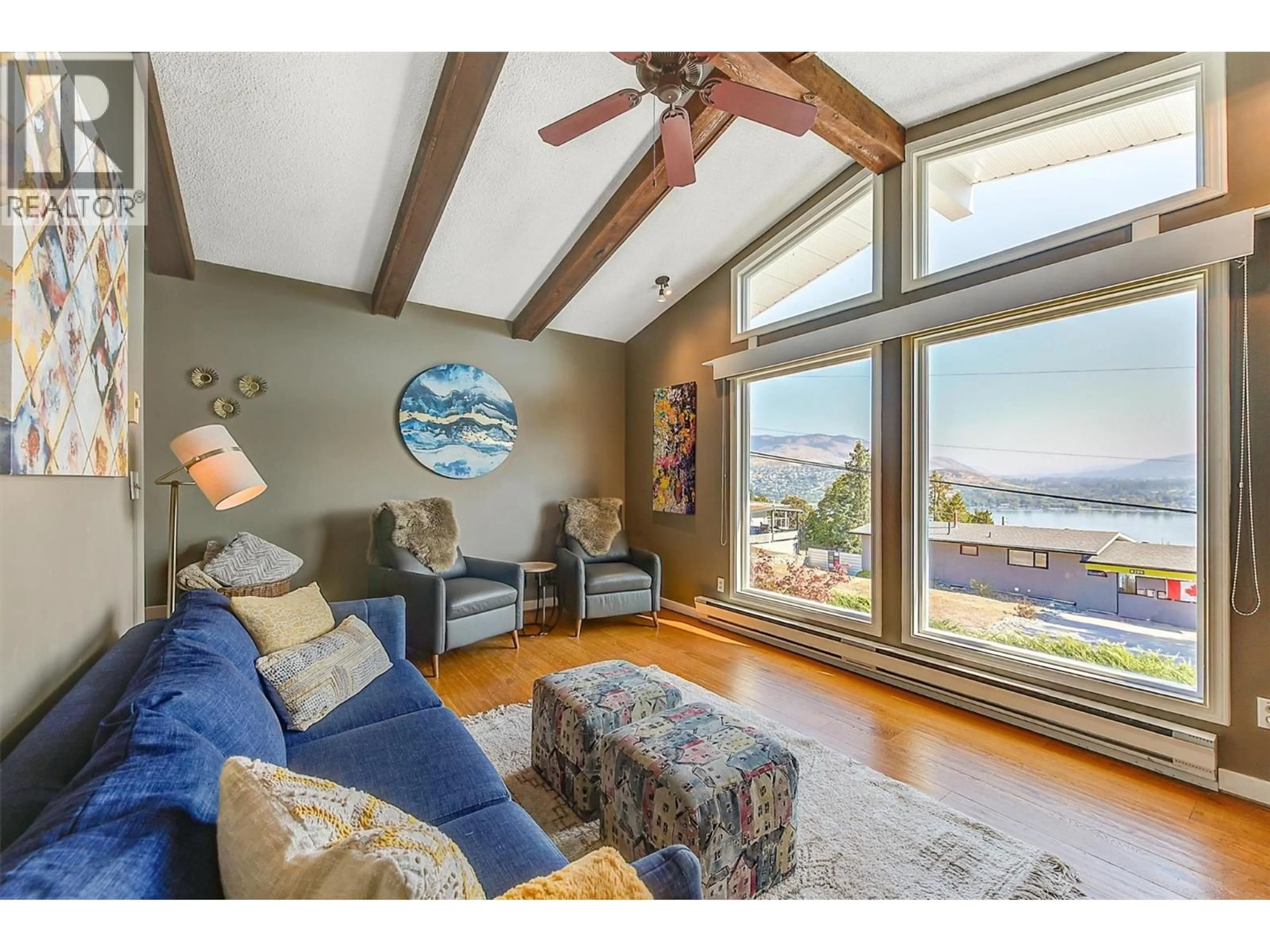 Living room with furniture, unknown for 8204 KALVIEW DRIVE, Coldstream British Columbia V1B1W7