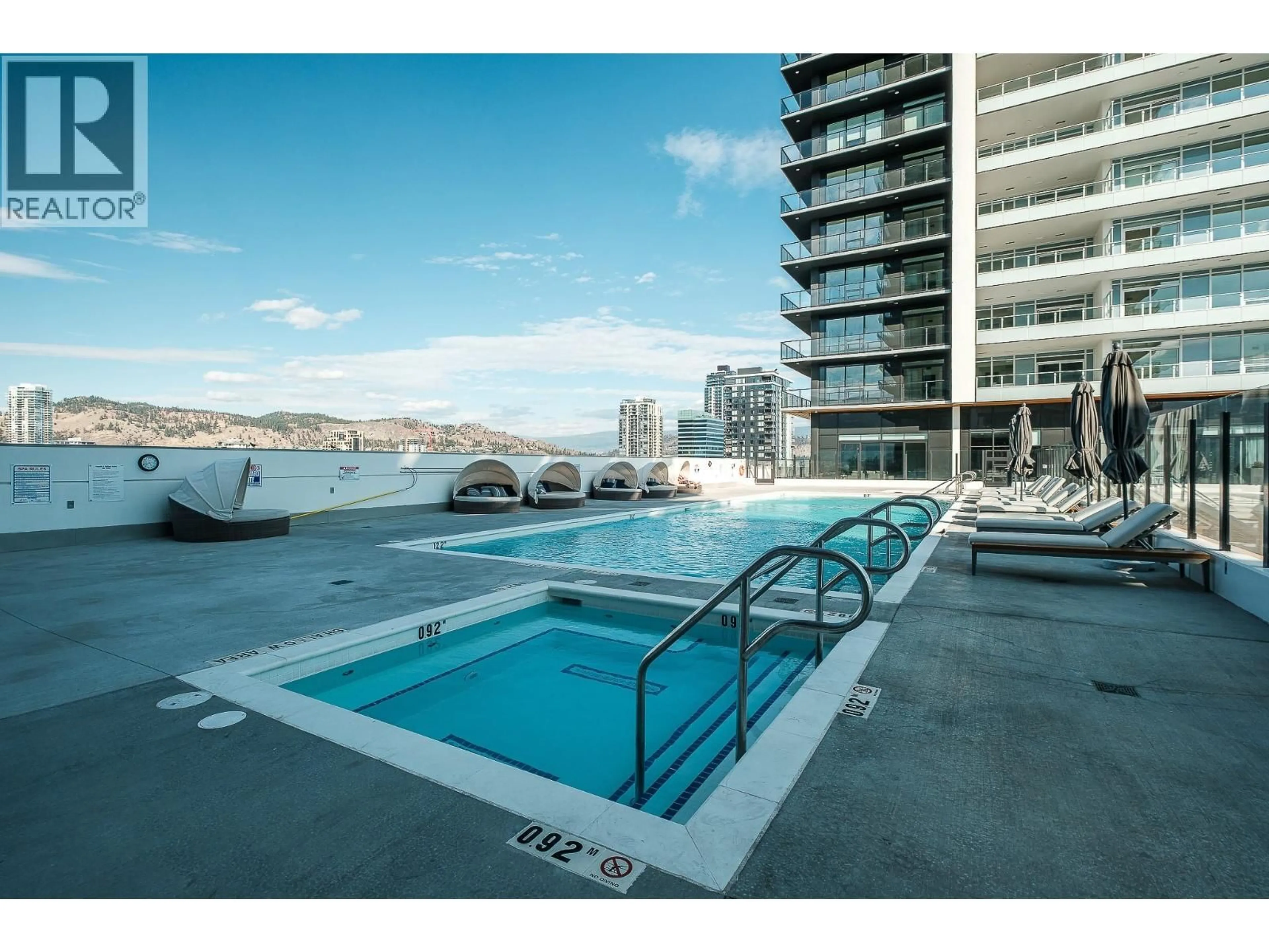 Pool for 902 - 1626 WATER ST STREET, Kelowna British Columbia V1Y0N7