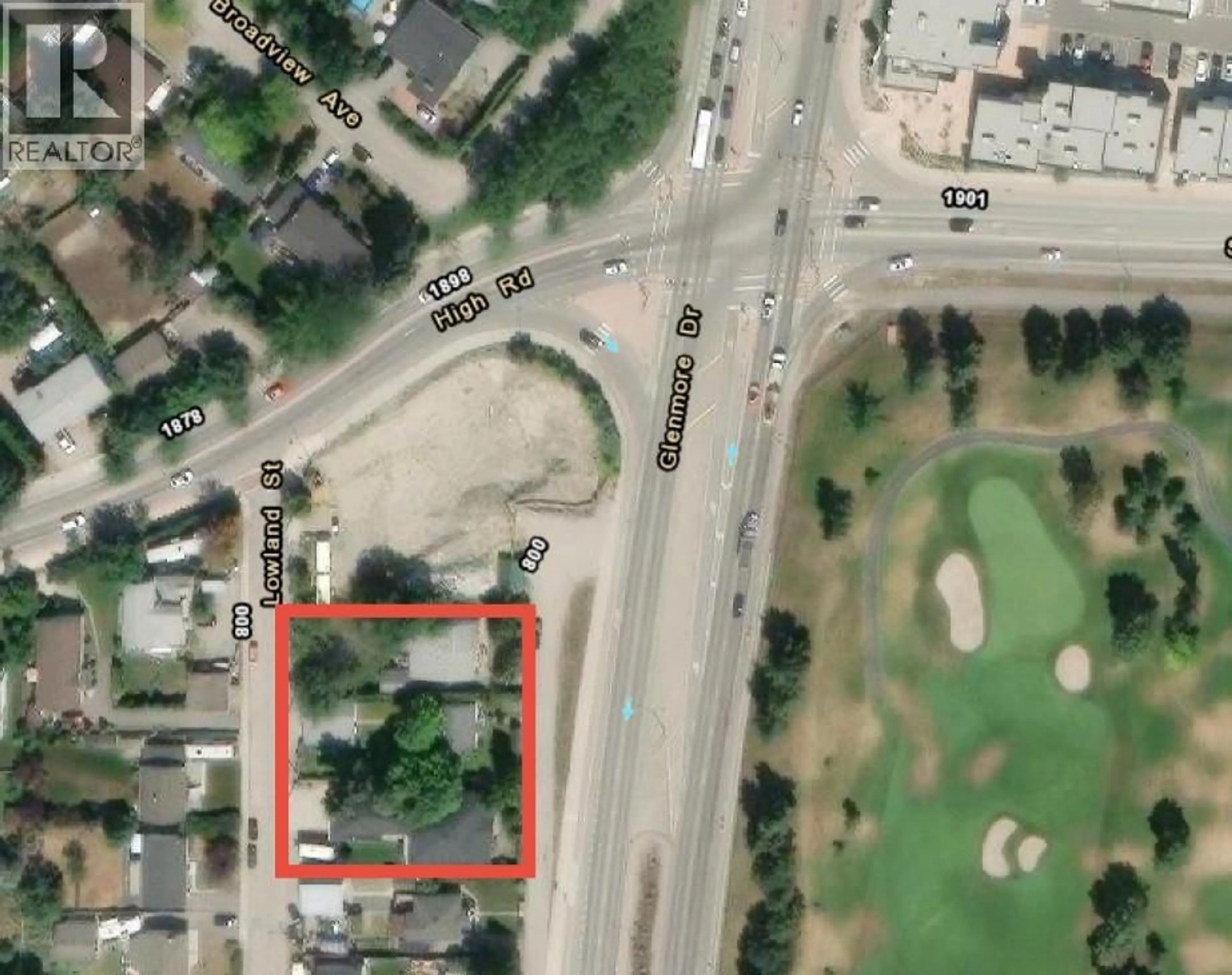 Picture of a map for 818 GLENMORE DRIVE, Kelowna British Columbia V1Y4N9
