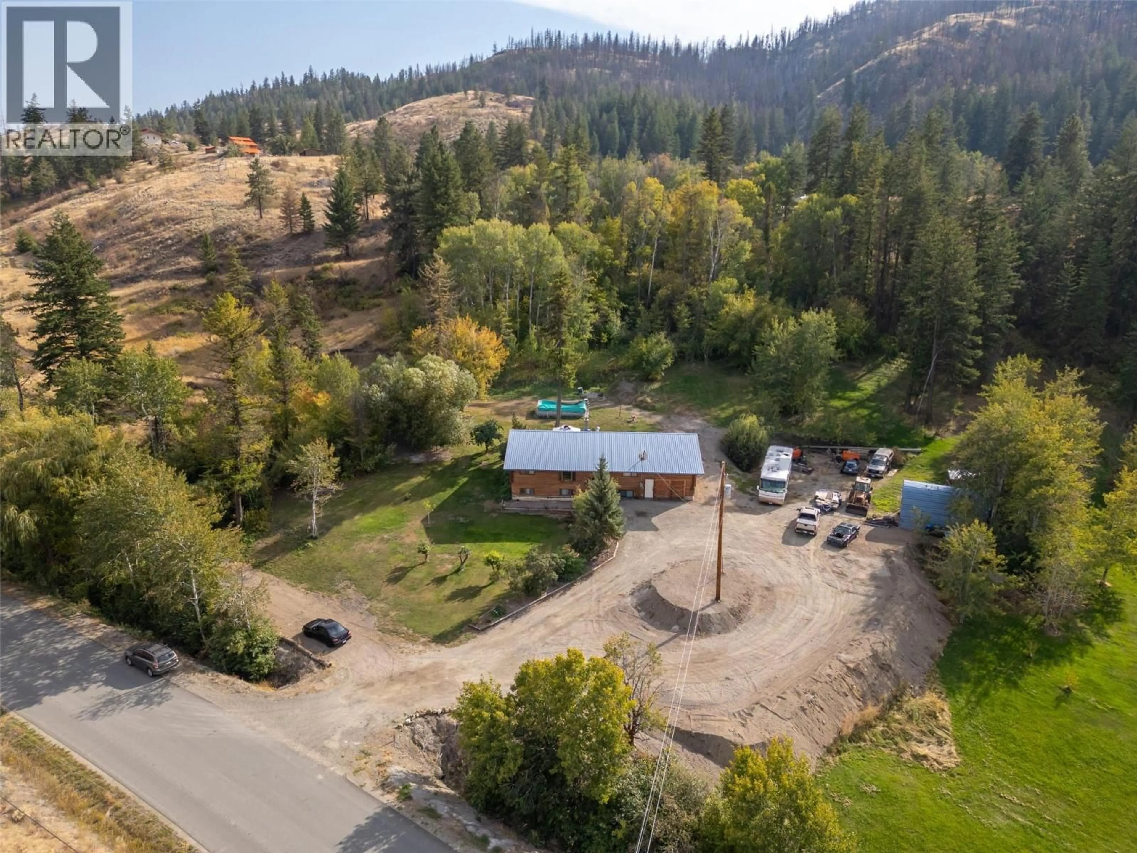 A pic from outside/outdoor area/front of a property/back of a property/a pic from drone, mountain view for 16339 OLD RICHTER PASS ROAD, Osoyoos British Columbia V0H1V5