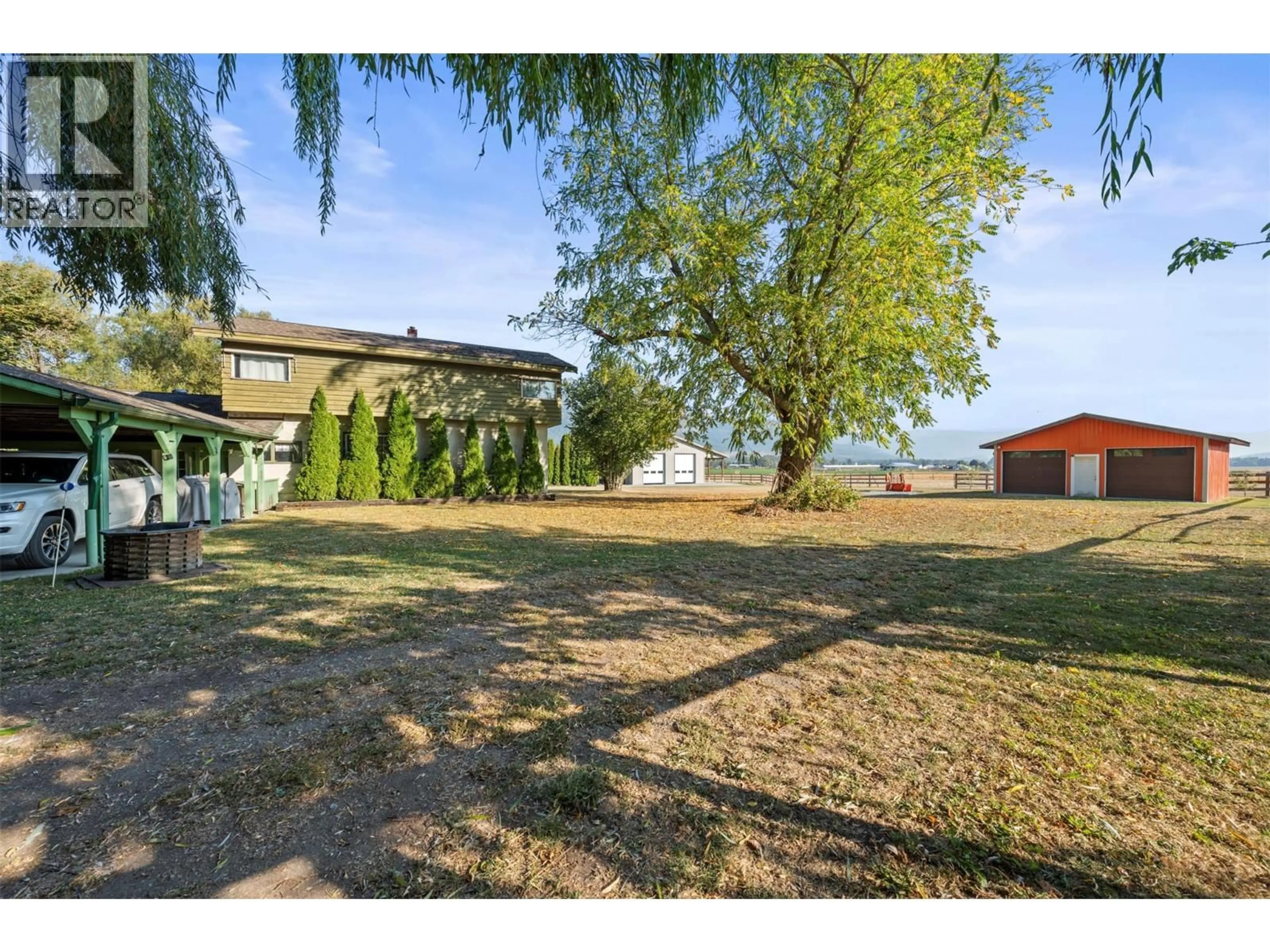 A pic from outside/outdoor area/front of a property/back of a property/a pic from drone, unknown for 6619 HIGHWAY 97A HIGHWAY NORTH, Enderby British Columbia V0E1V3