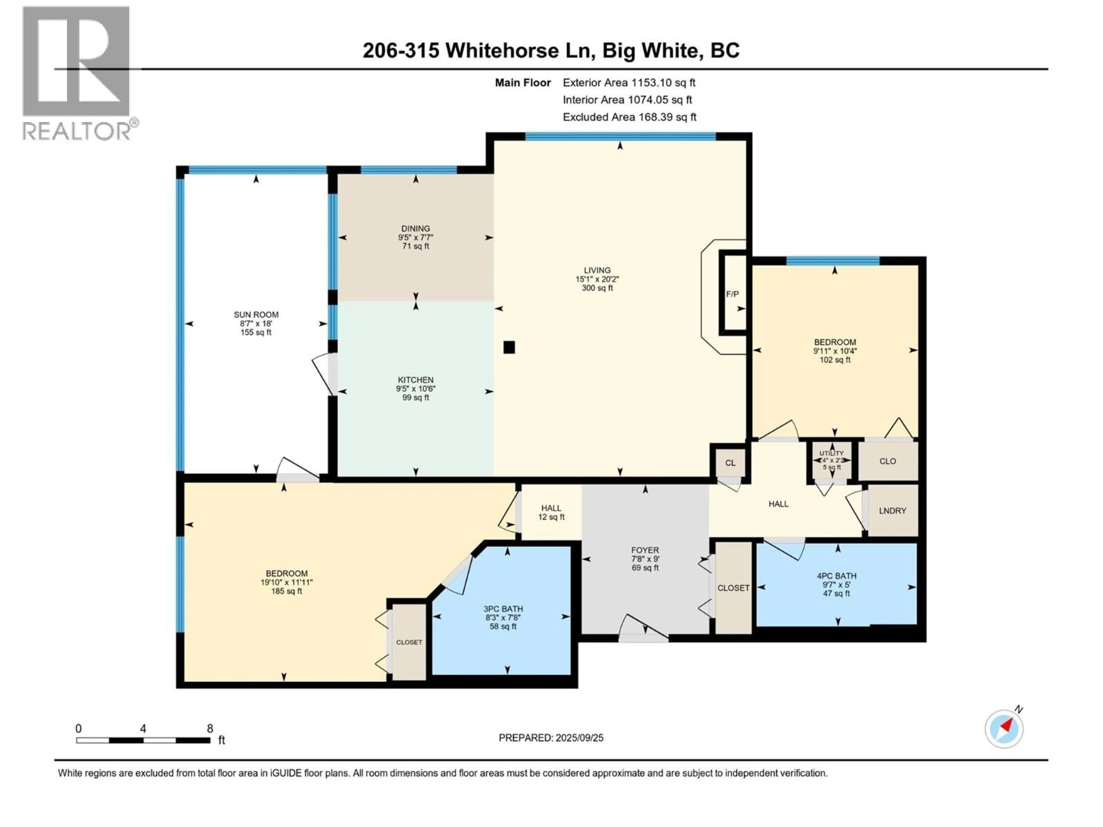 Floor plan for 206 - 315 WHITEHORSE LANE, Big White British Columbia V1P1P3