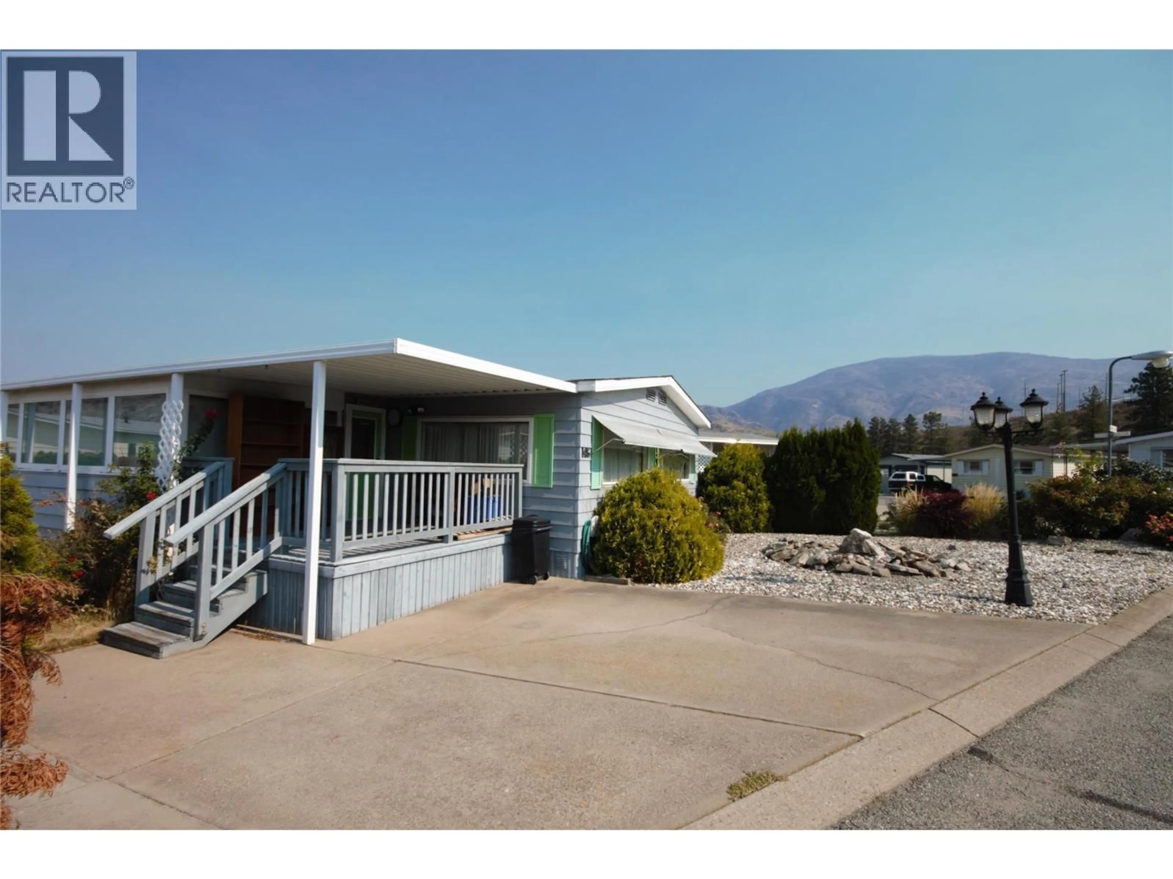 Home with vinyl exterior material, mountain view for 145 6601 TUCELNUIT DRIVE, Oliver British Columbia V0H1T3