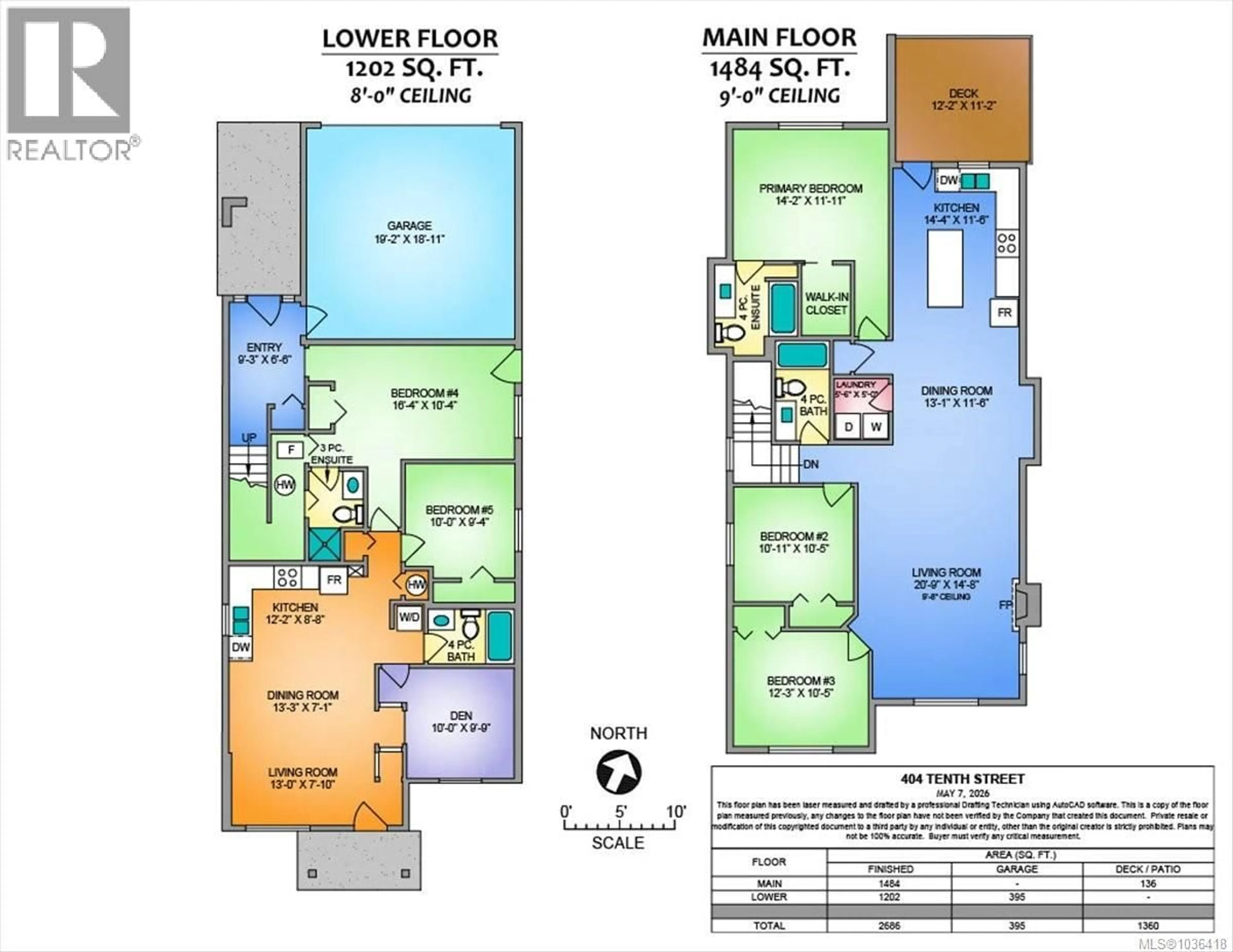 Floor plan for 404 10TH STREET, Nanaimo British Columbia V9R1A1