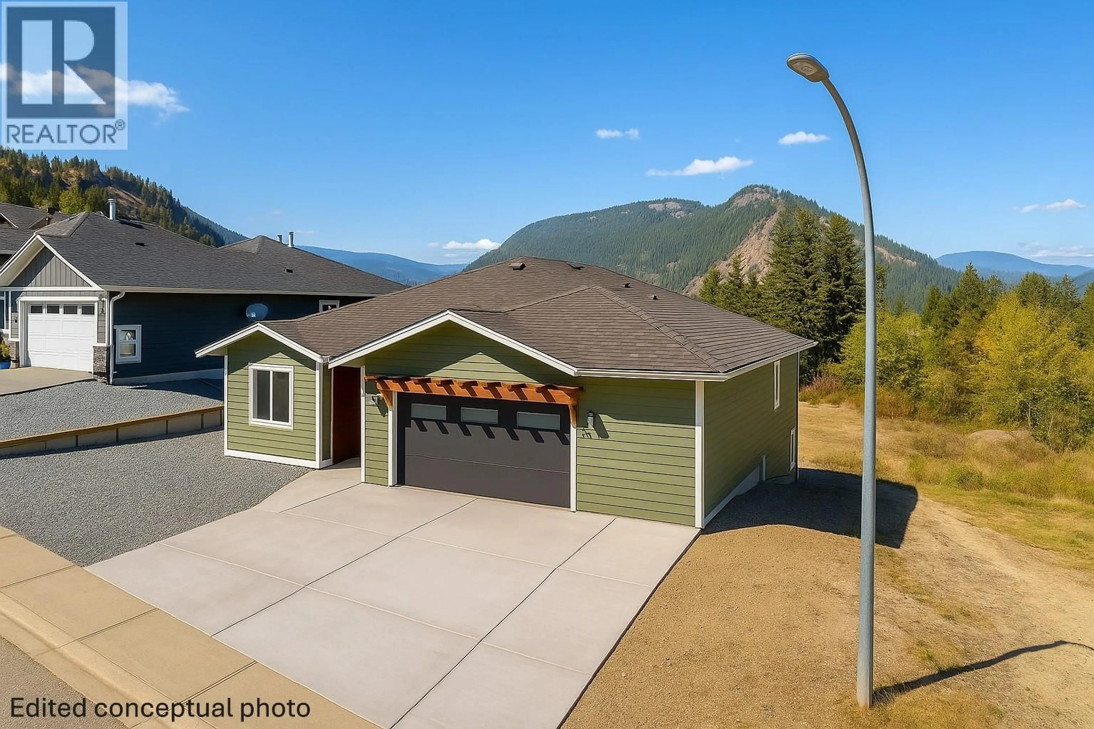 A pic from outside/outdoor area/front of a property/back of a property/a pic from drone, mountain view for 2123 MOUNTAIN VIEW AVENUE, Lumby British Columbia V0E2G0