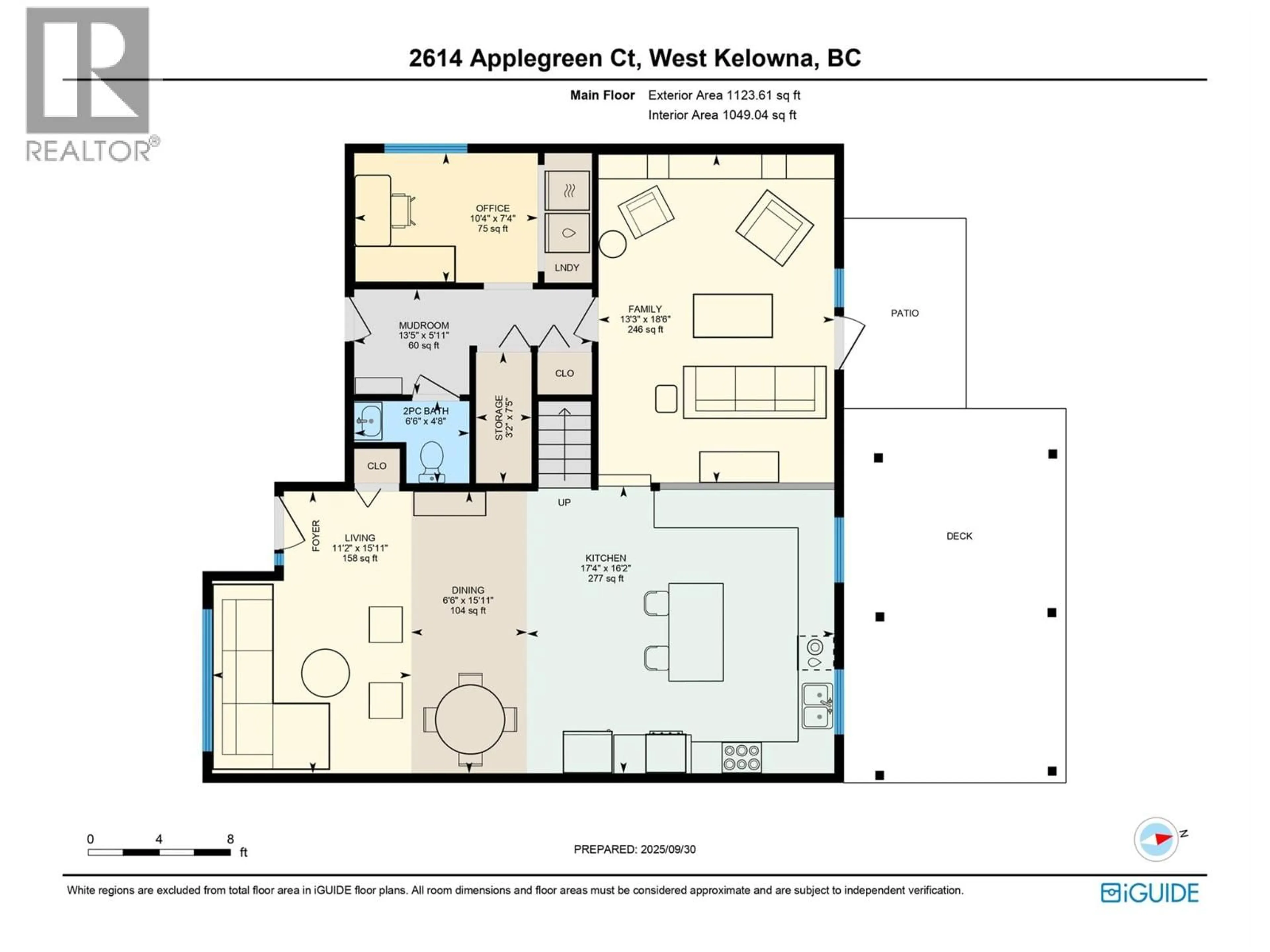 Floor plan for 2614 APPLEGREEN COURT, West Kelowna British Columbia V1Z3K8