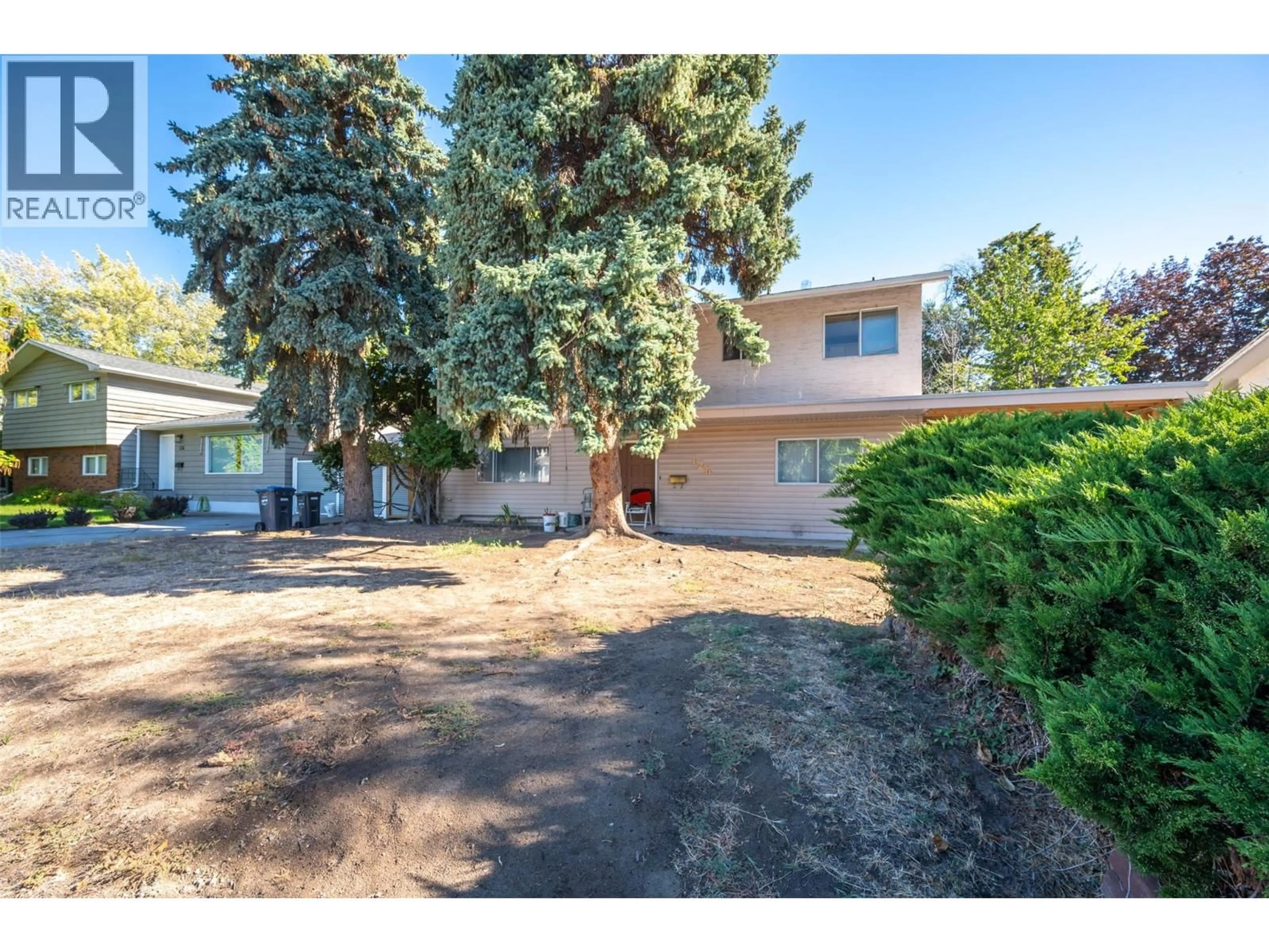 A pic from outside/outdoor area/front of a property/back of a property/a pic from drone, street for 126 BRUCE COURT, Penticton British Columbia V2A6C4