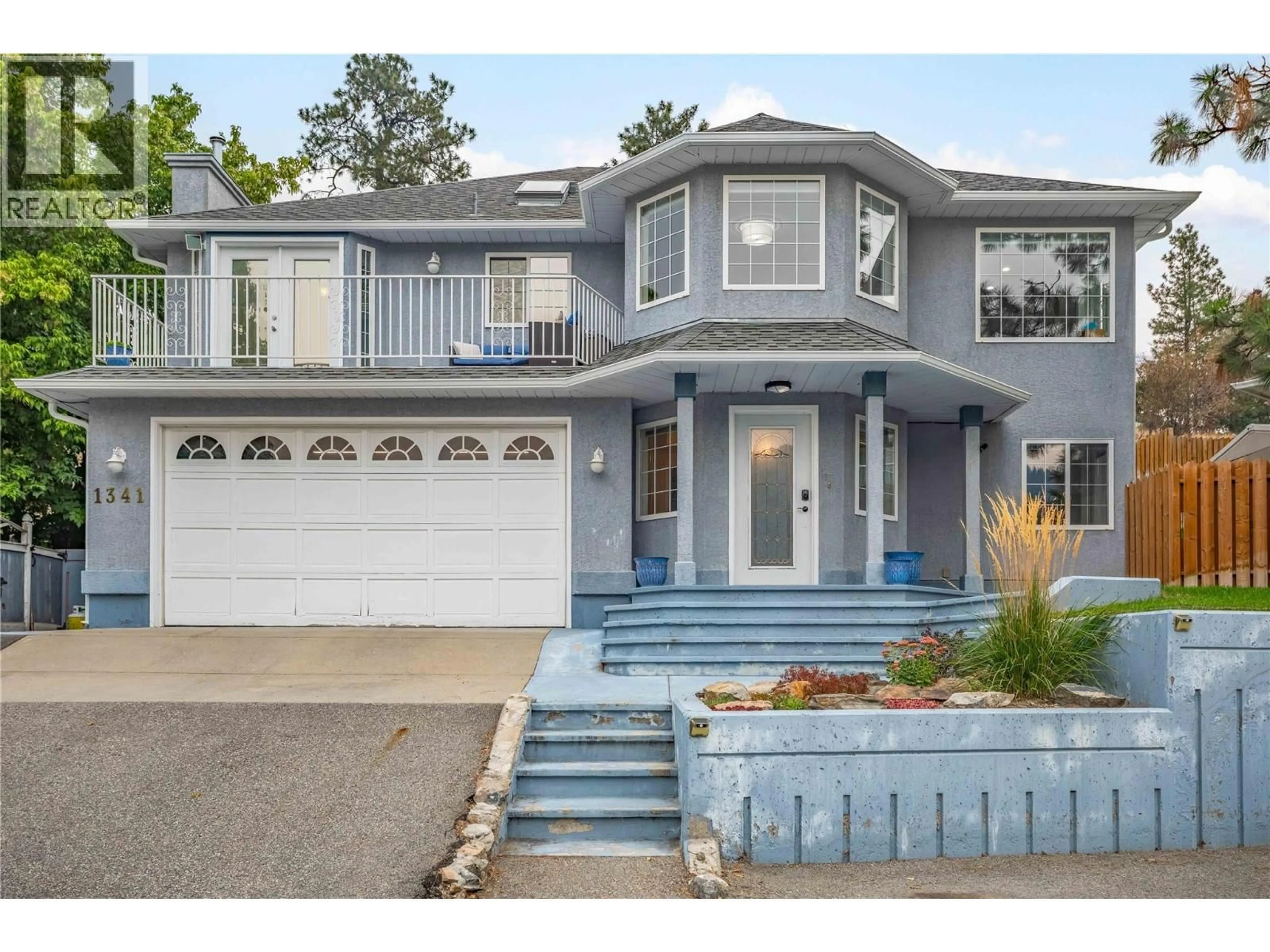 Home with vinyl exterior material, street for 1341 PEACHCLIFF DRIVE, Okanagan Falls British Columbia V0H1R1