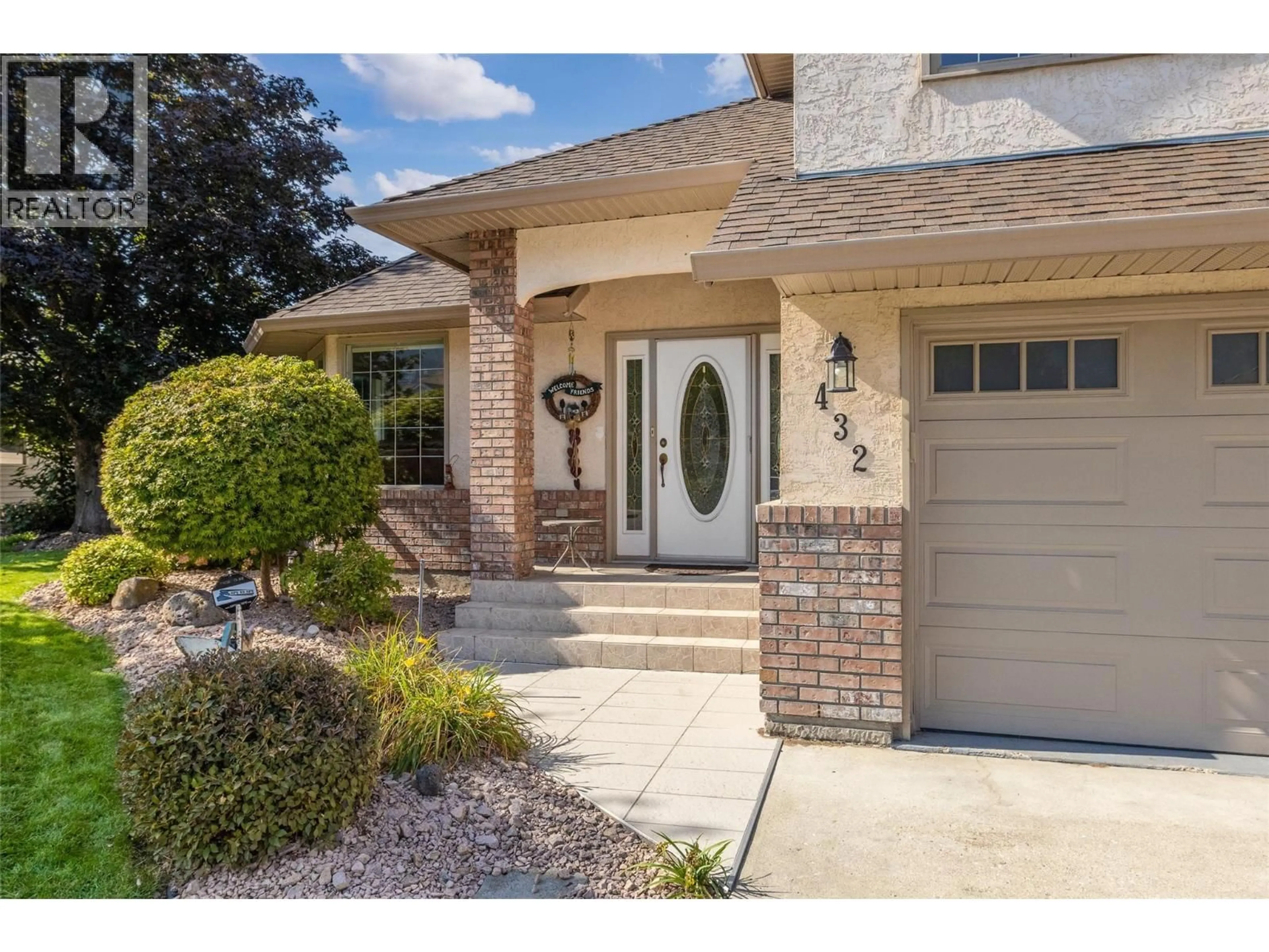 Home with brick exterior material, street for 432 YAMAOKA COURT, Kelowna British Columbia V1X6B3