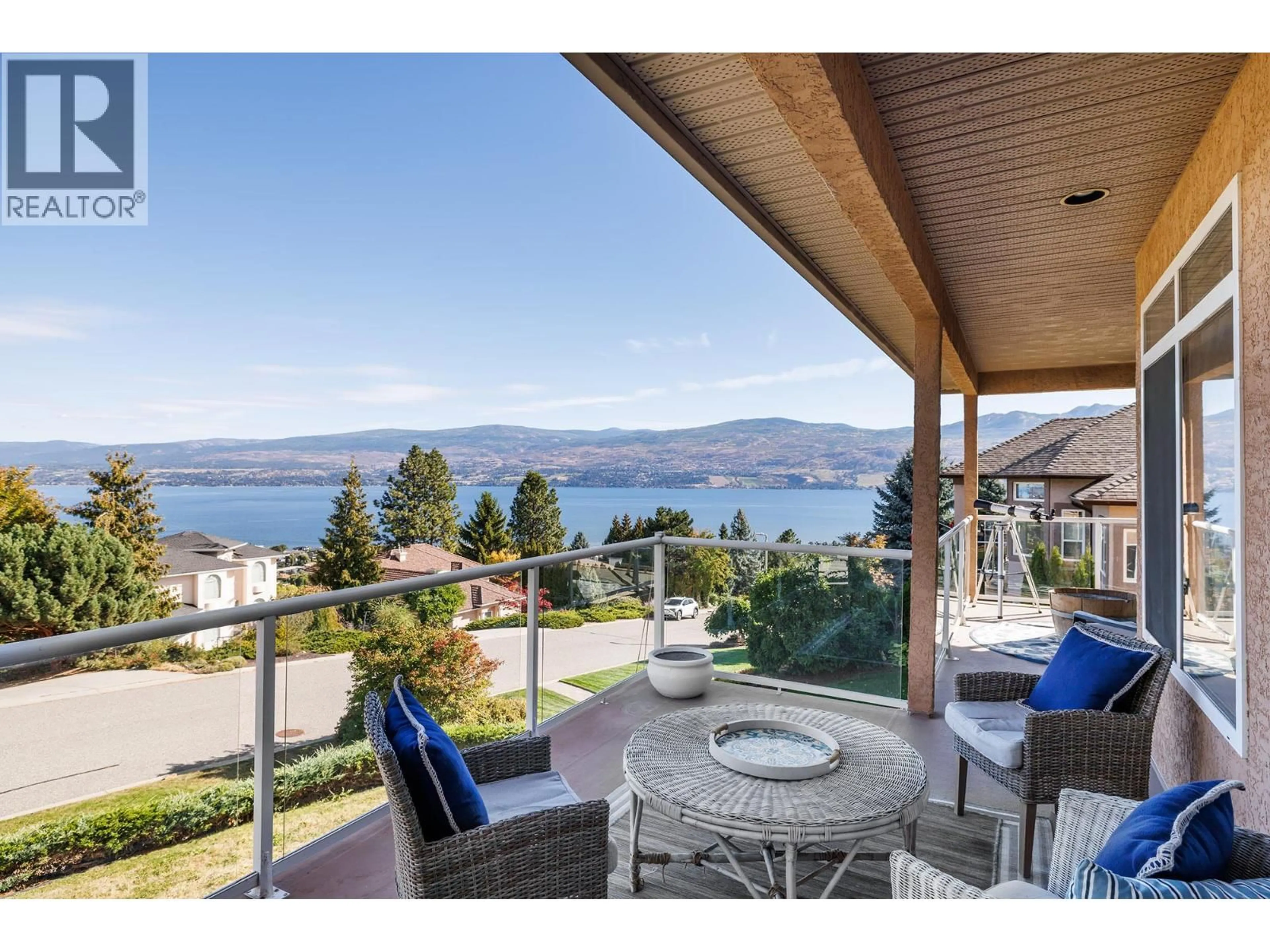Patio, water/lake/river/ocean view for 1677 MISSION HILL ROAD, West Kelowna British Columbia V4T2M4