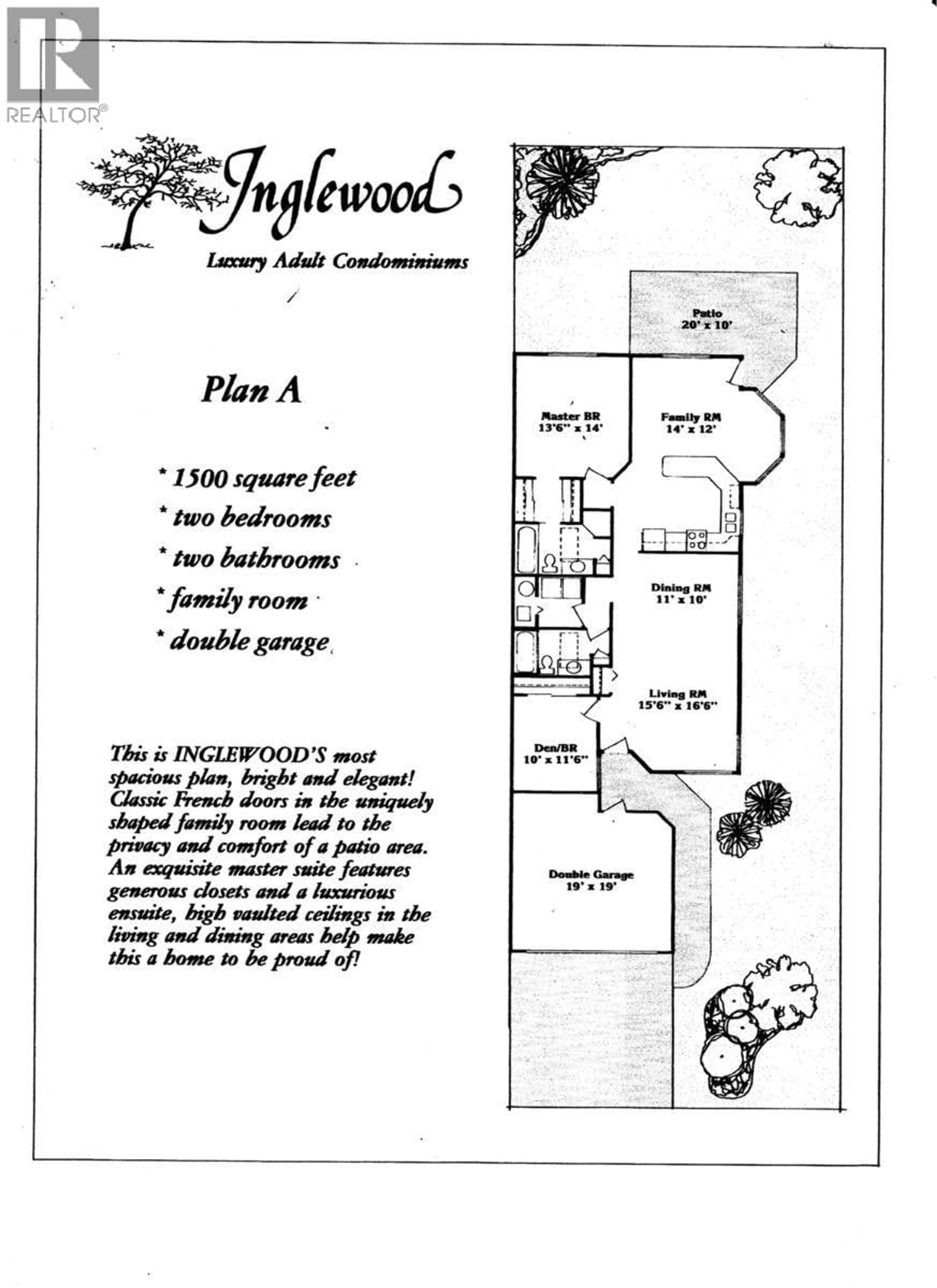 Floor plan for 47 - 1001 30 AVENUE, Vernon British Columbia V1T9H8