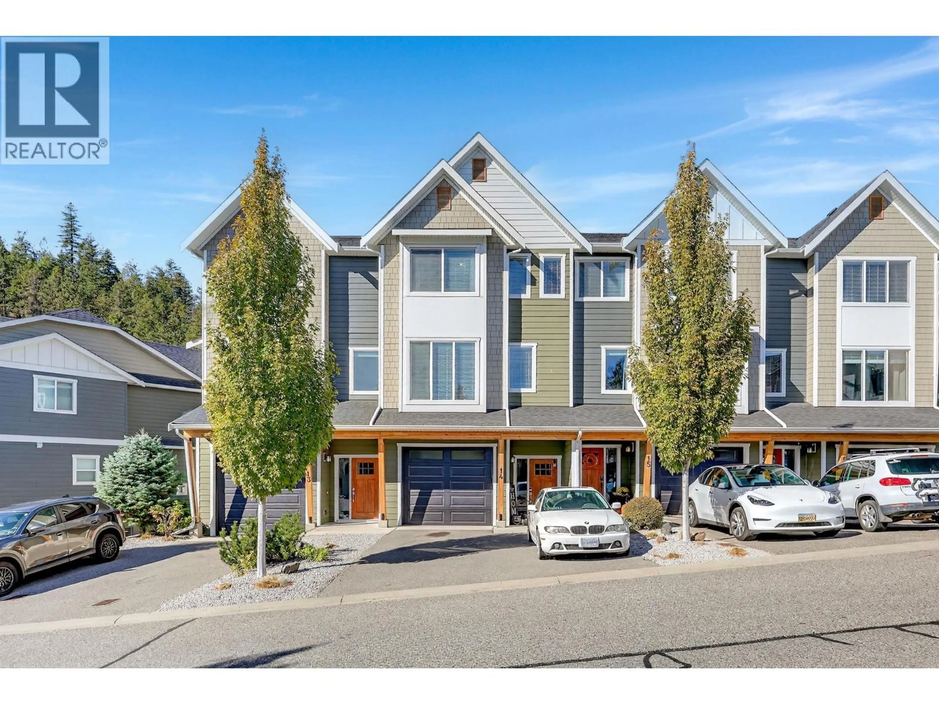 A pic from outside/outdoor area/front of a property/back of a property/a pic from drone, street for 14 - 2490 TUSCANY DRIVE, West Kelowna British Columbia V4T3M4