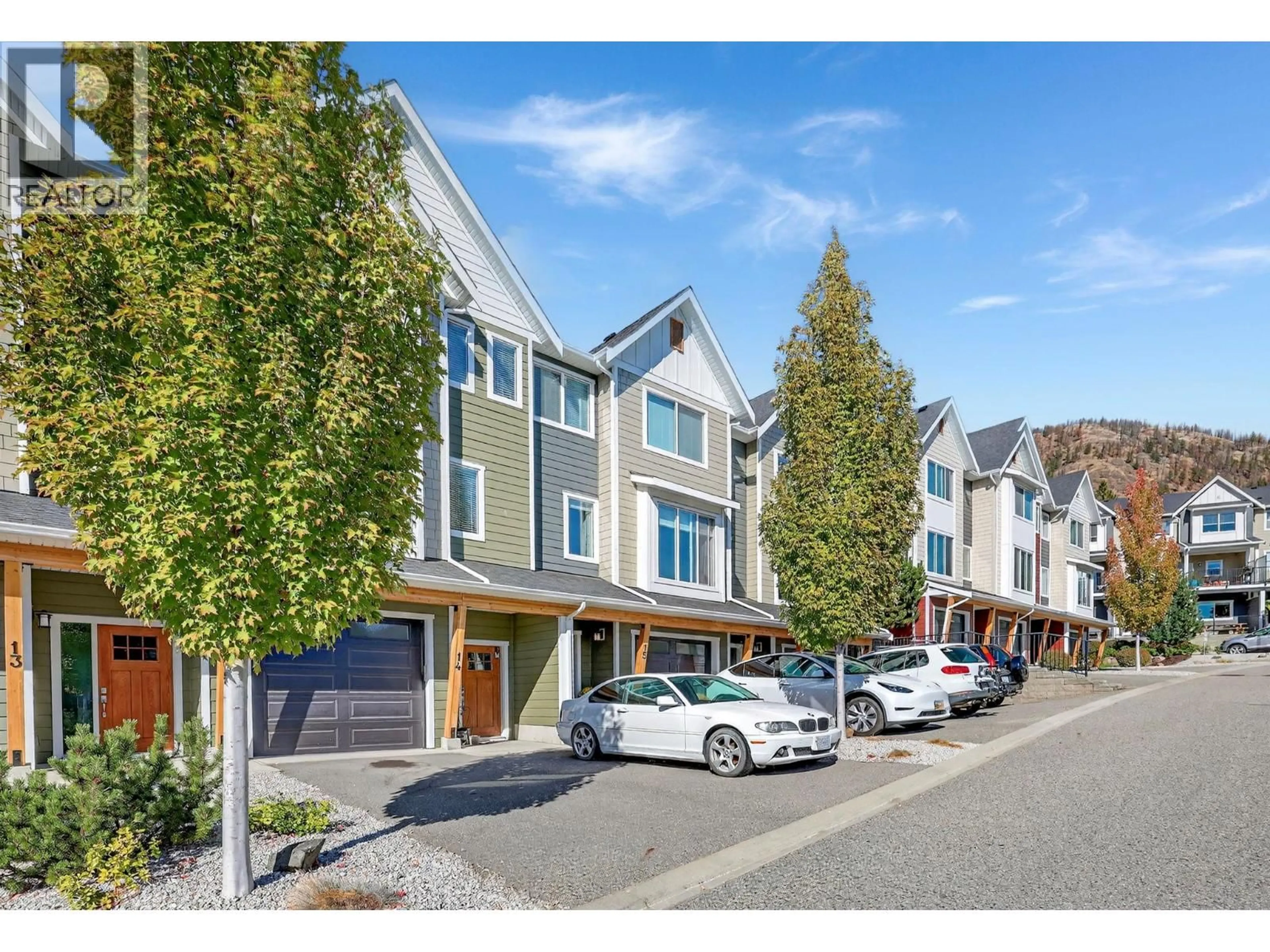 A pic from outside/outdoor area/front of a property/back of a property/a pic from drone, street for 14 - 2490 TUSCANY DRIVE, West Kelowna British Columbia V4T3M4