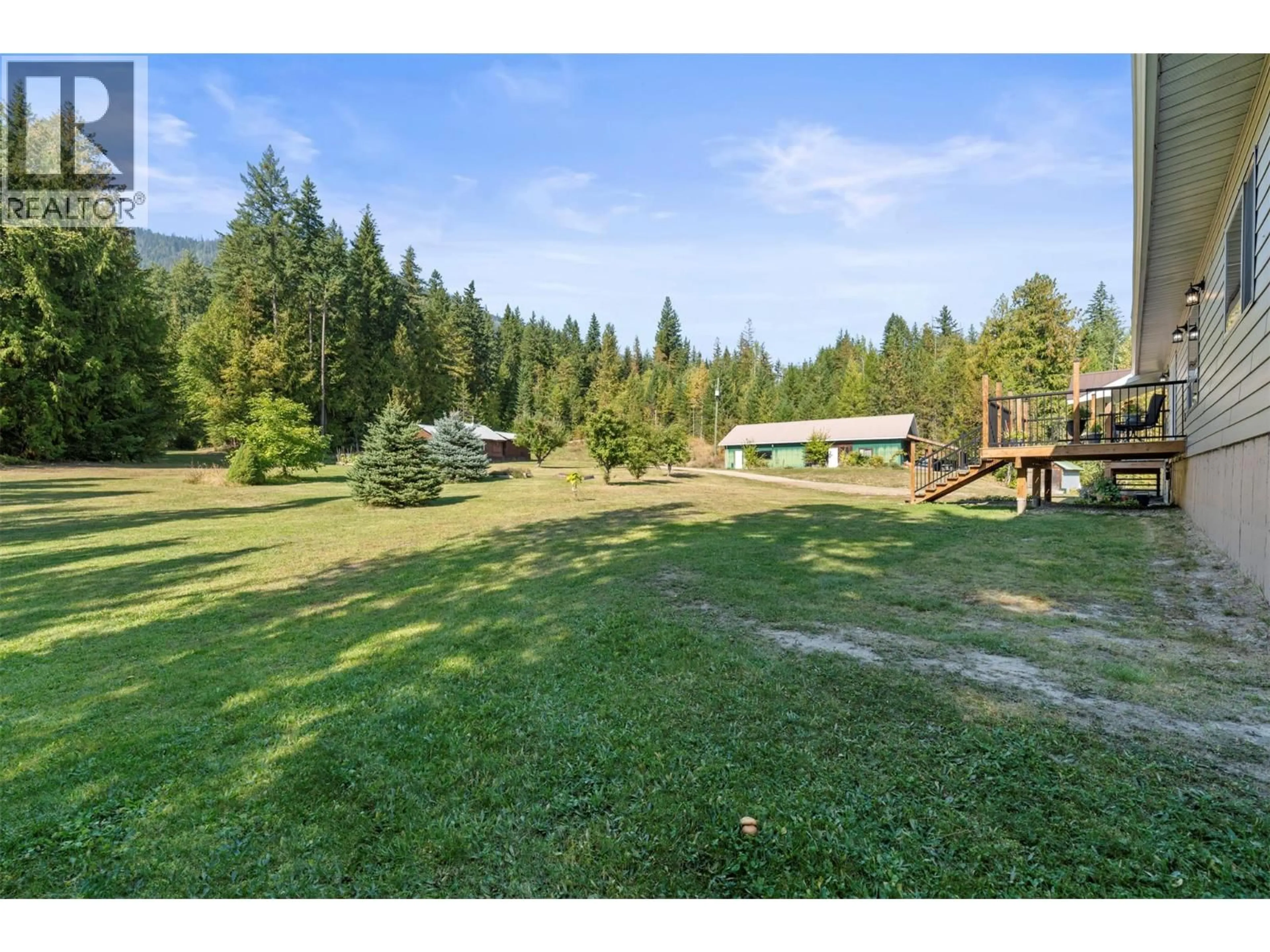 A pic from outside/outdoor area/front of a property/back of a property/a pic from drone, forest/trees view for 2510 SAMUELSON ROAD, Sicamous British Columbia V0E2V5