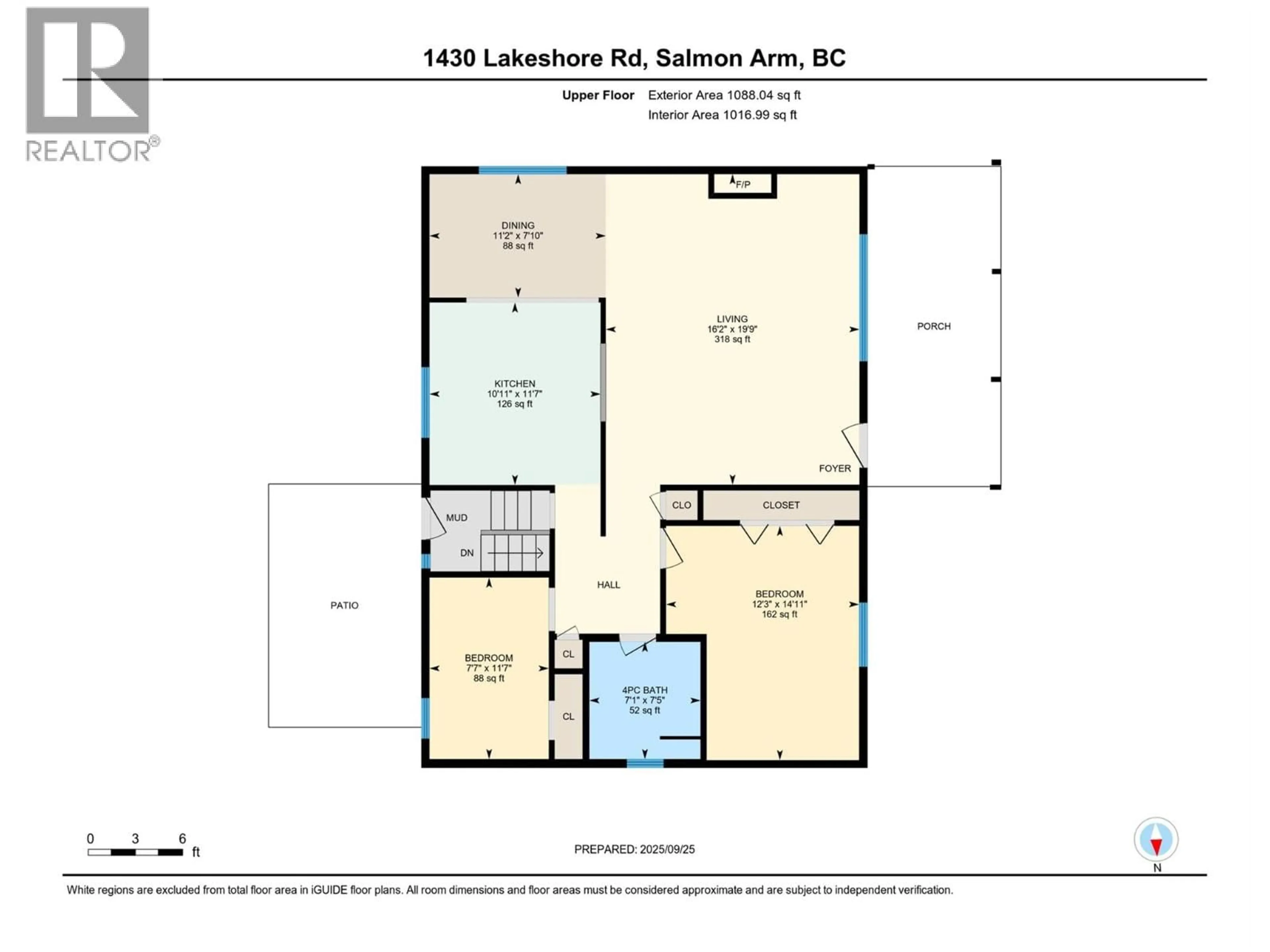 Floor plan for 1430 LAKESHORE ROAD NORTHEAST, Salmon Arm British Columbia V1E2V7