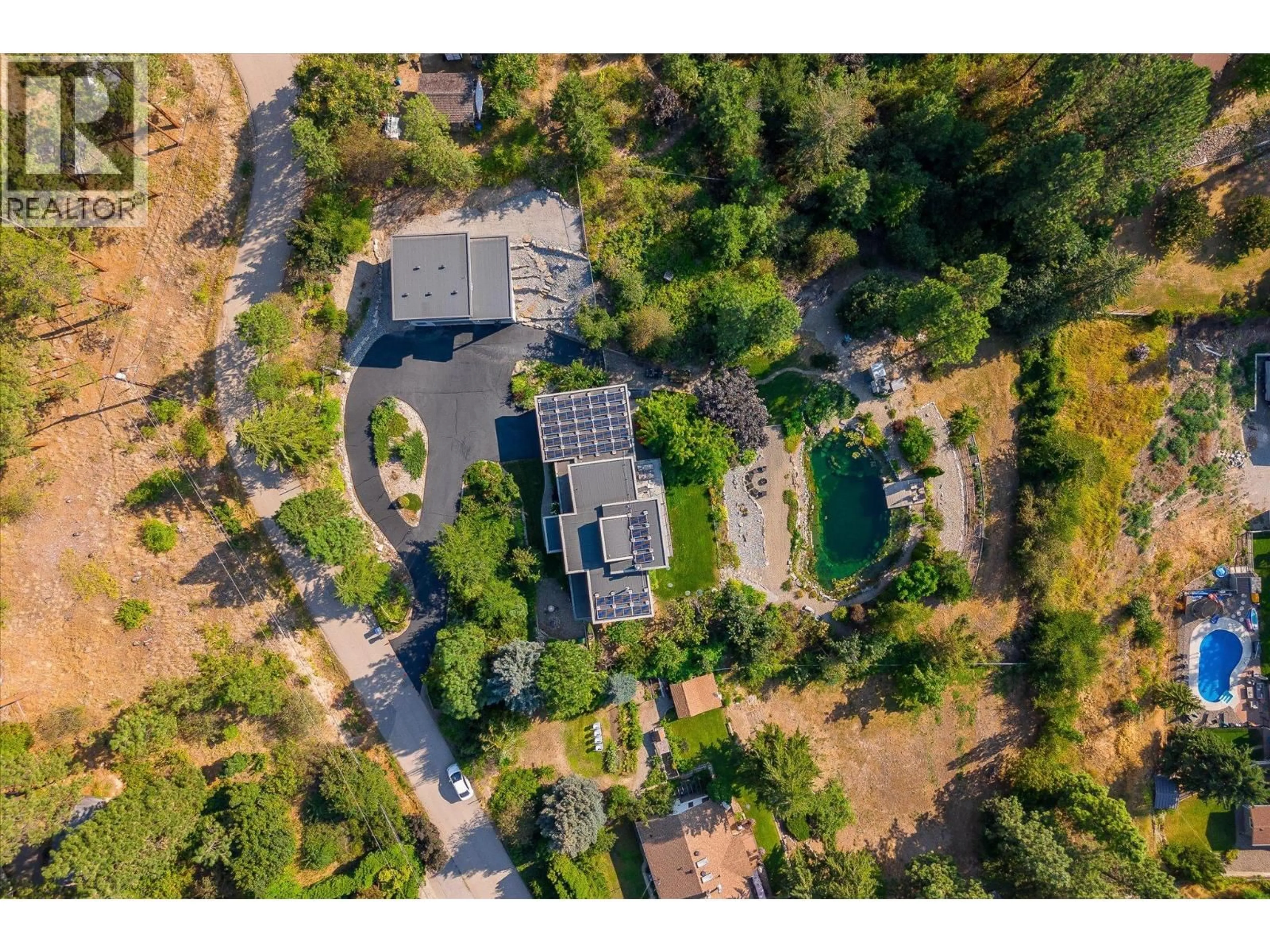 A pic from outside/outdoor area/front of a property/back of a property/a pic from drone, unknown for 16550 CARBONNEAU ROAD, Lake Country British Columbia V4V1B3