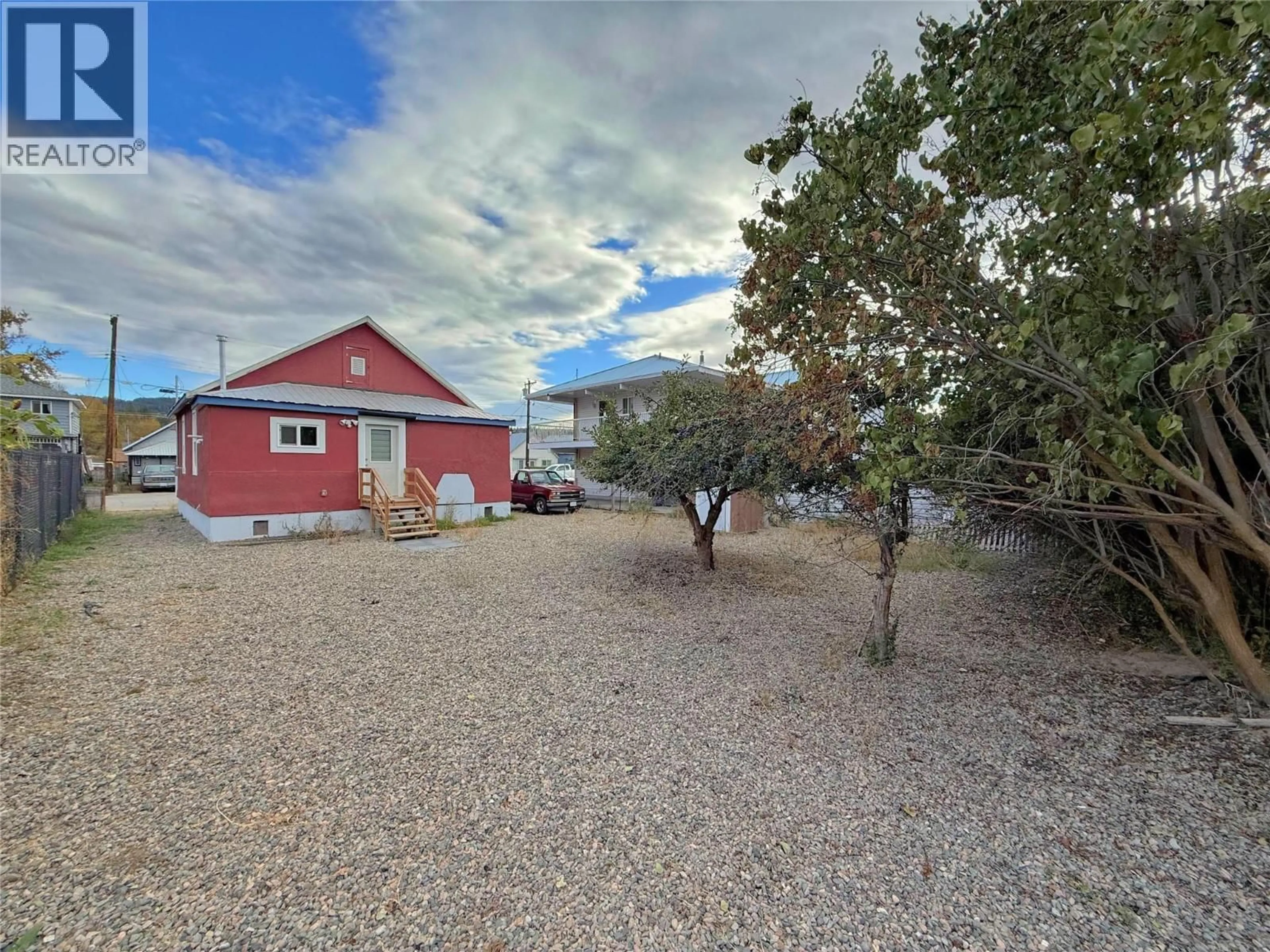 A pic from outside/outdoor area/front of a property/back of a property/a pic from drone, street for 27 FENCHURCH AVENUE, Princeton British Columbia V0X1W0