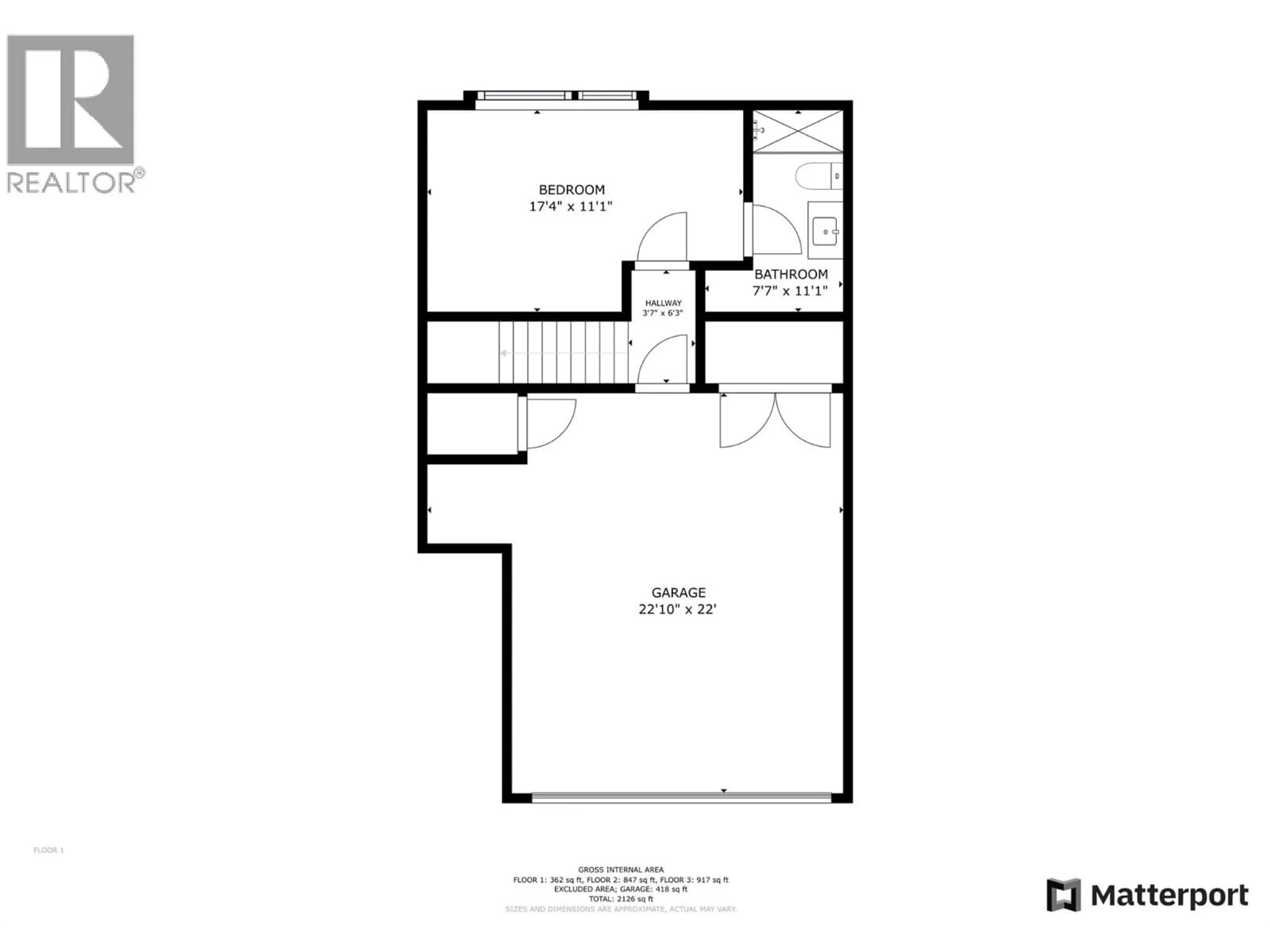Floor plan for 4 - 105 PREDATOR RIDGE DRIVE, Vernon British Columbia V1H0A5