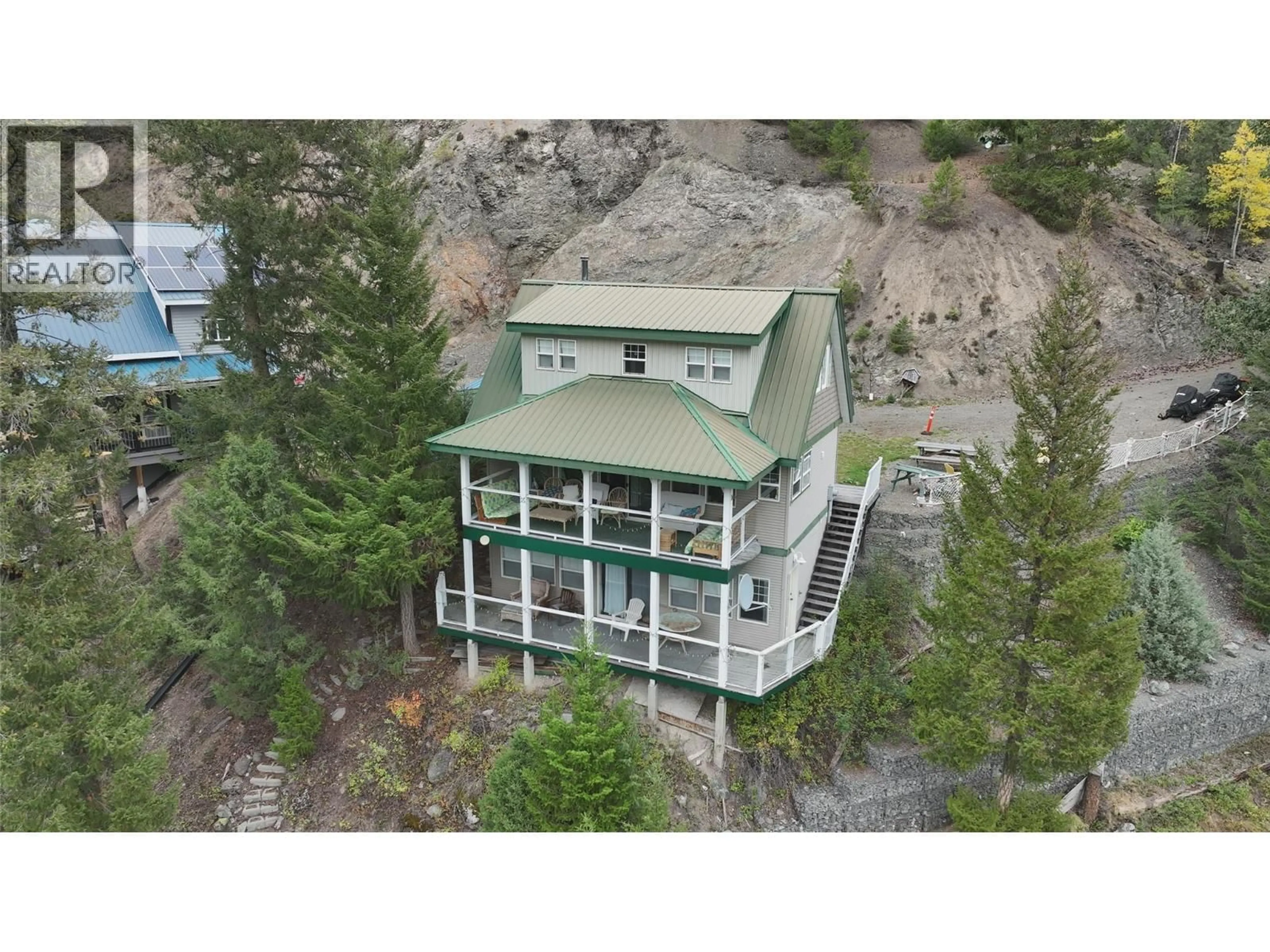 A pic from outside/outdoor area/front of a property/back of a property/a pic from drone, unknown for 4014 SUMMERS CREEK ROAD, Princeton British Columbia V0X1W0