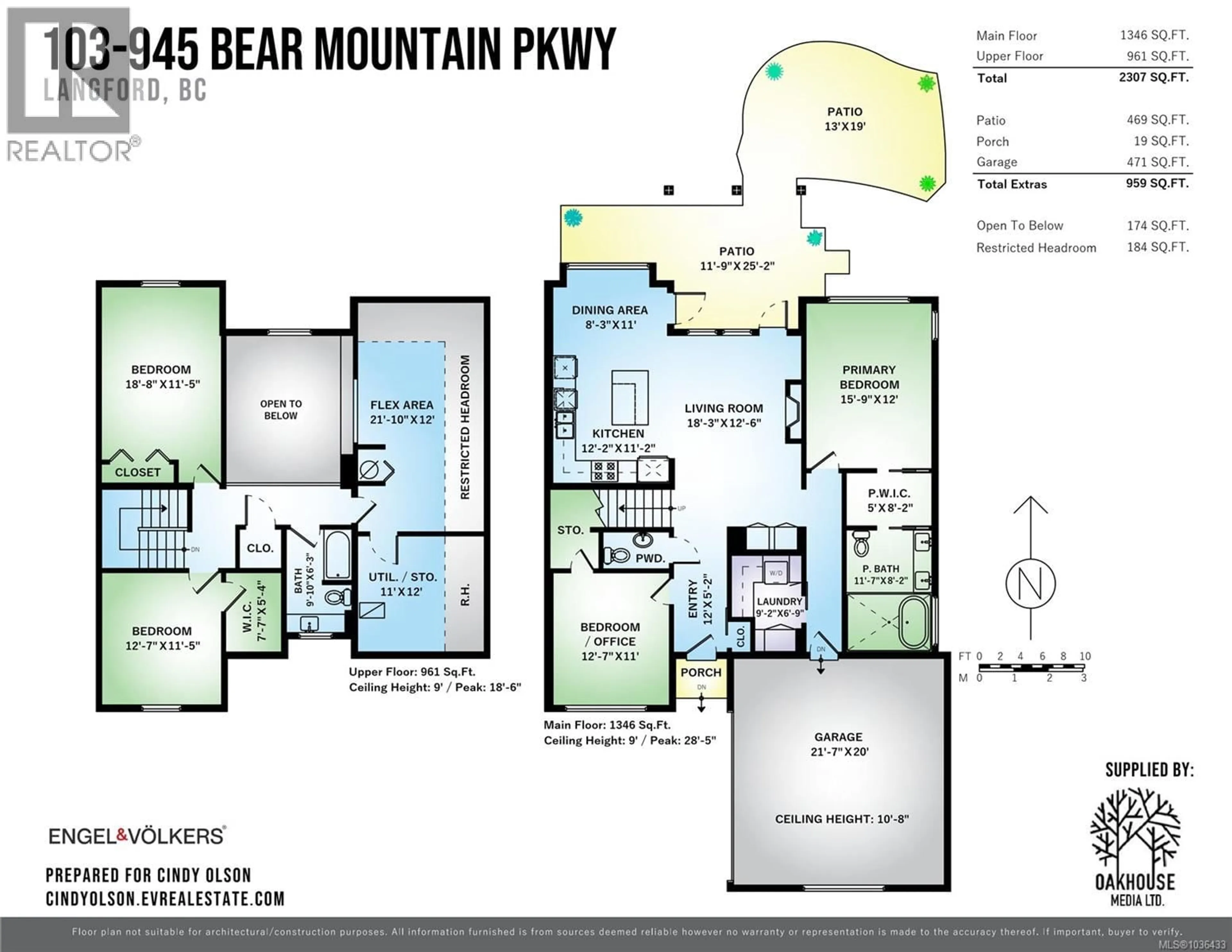 Floor plan for 103 - 945 BEAR MOUNTAIN PARKWAY, Langford British Columbia V9B6T1