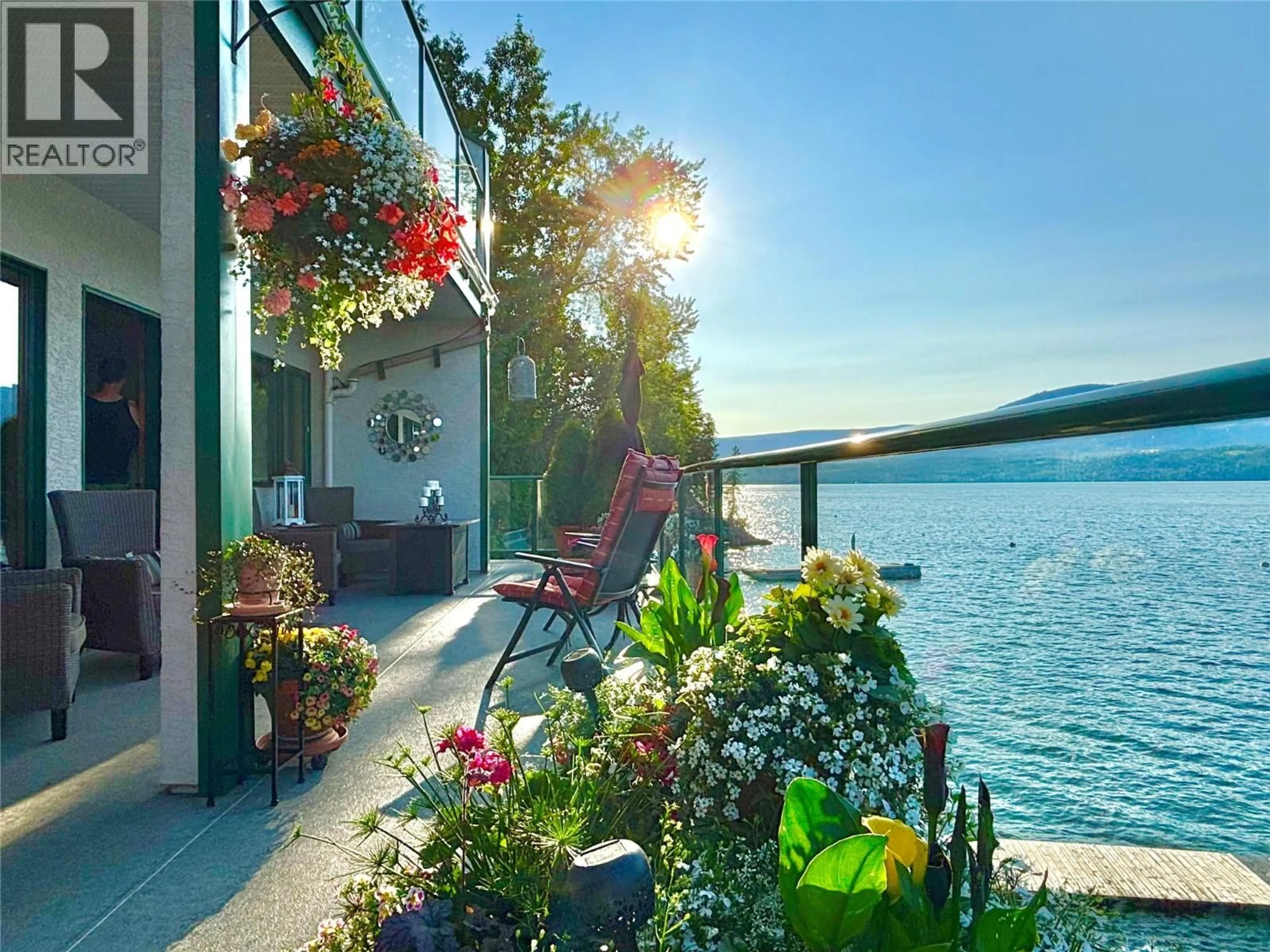 Patio, water/lake/river/ocean view for 1 - 3935 EAGLE BAY RD. ROAD, Eagle Bay British Columbia V0E1T0