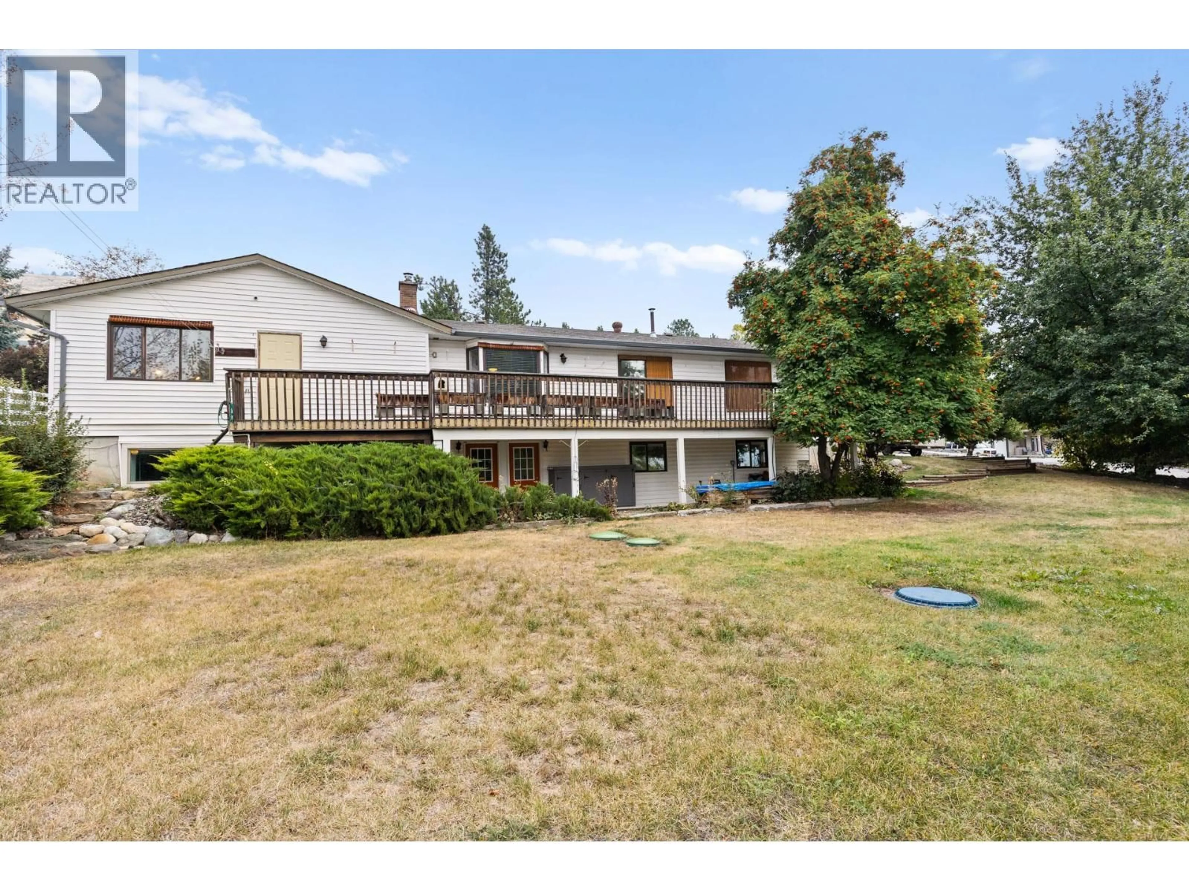 A pic from outside/outdoor area/front of a property/back of a property/a pic from drone, mountain view for 230 CYPRESS DRIVE, Coldstream British Columbia V1B2Y1