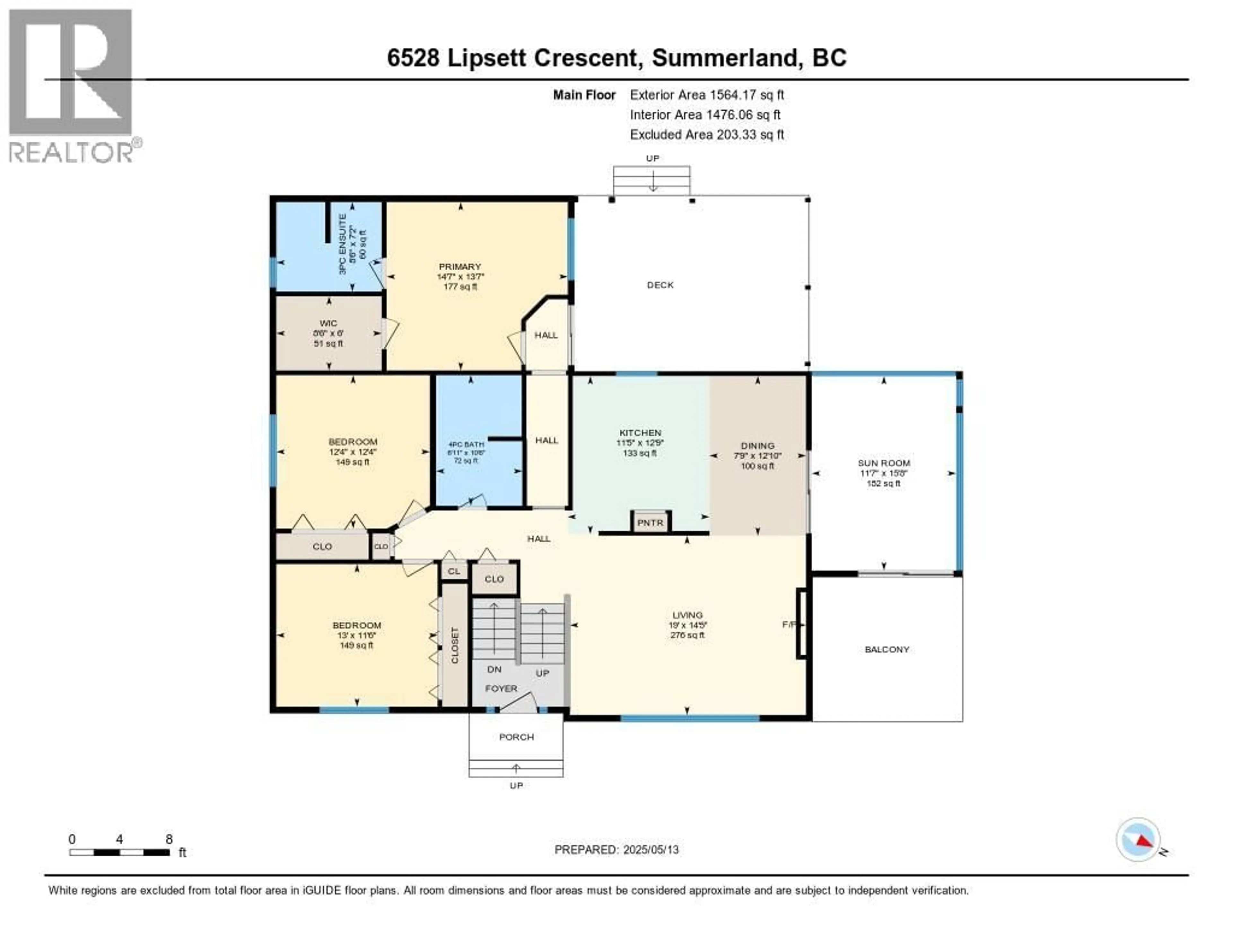 Floor plan for 6528 LIPSETT CRESCENT, Summerland British Columbia V0H1Z1