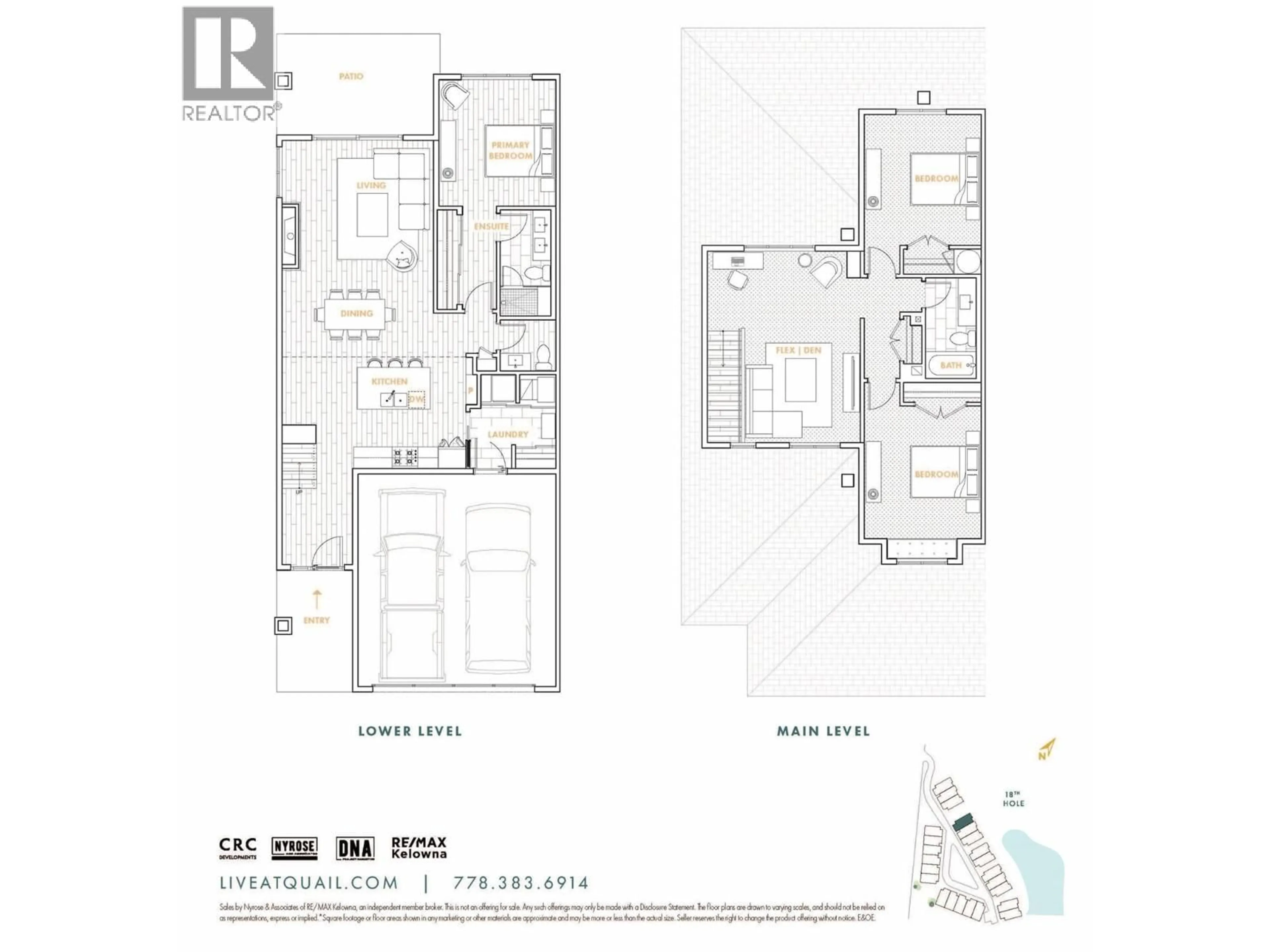 Floor plan for 6 - 1979 COUNTRY CLUB DRIVE, Kelowna British Columbia V1X0H6