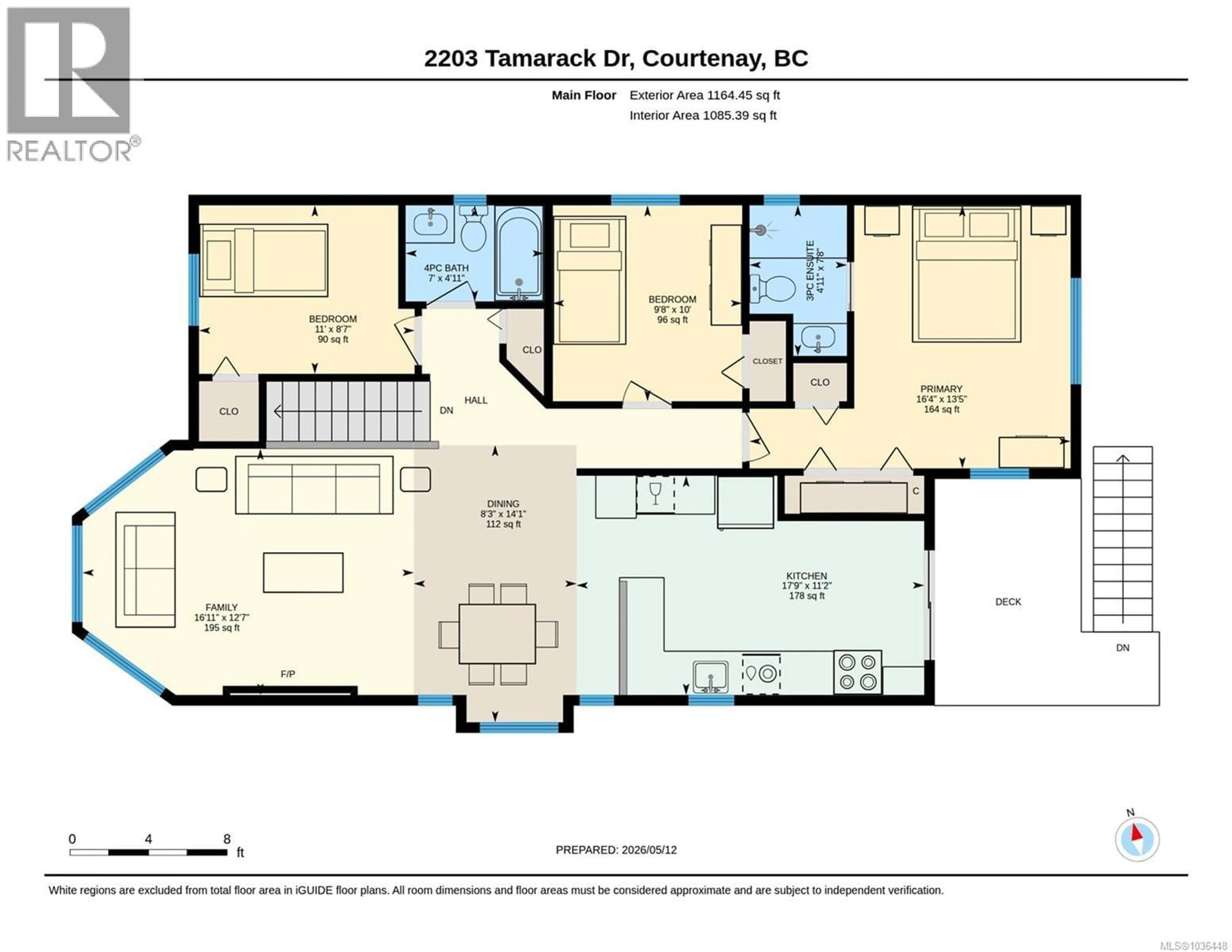 Floor plan for 2203 TAMARACK DRIVE, Courtenay British Columbia V9N9C1