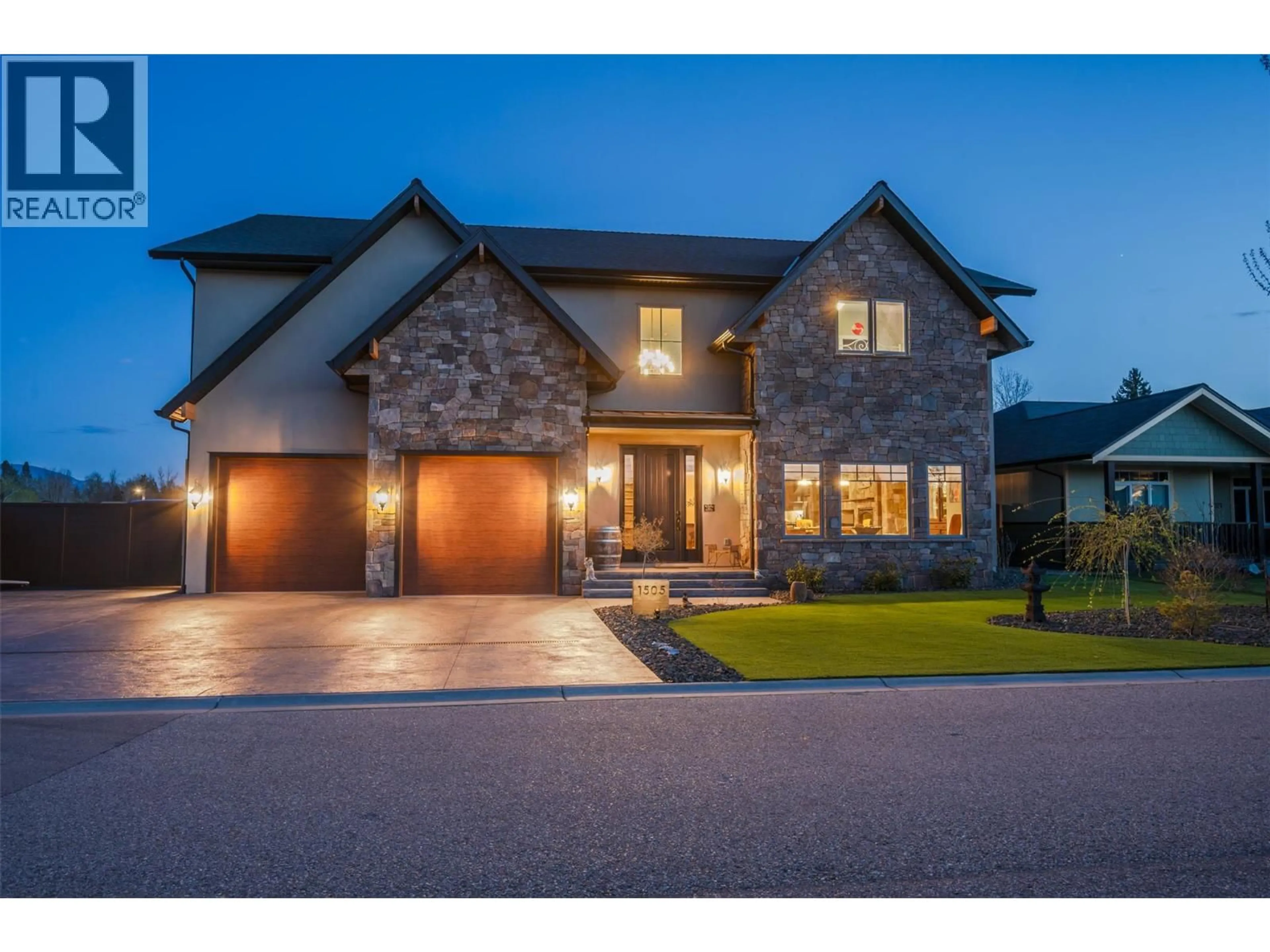 Home with brick exterior material, street for 1505 BRITTON ROAD, Summerland British Columbia V0H1Z9