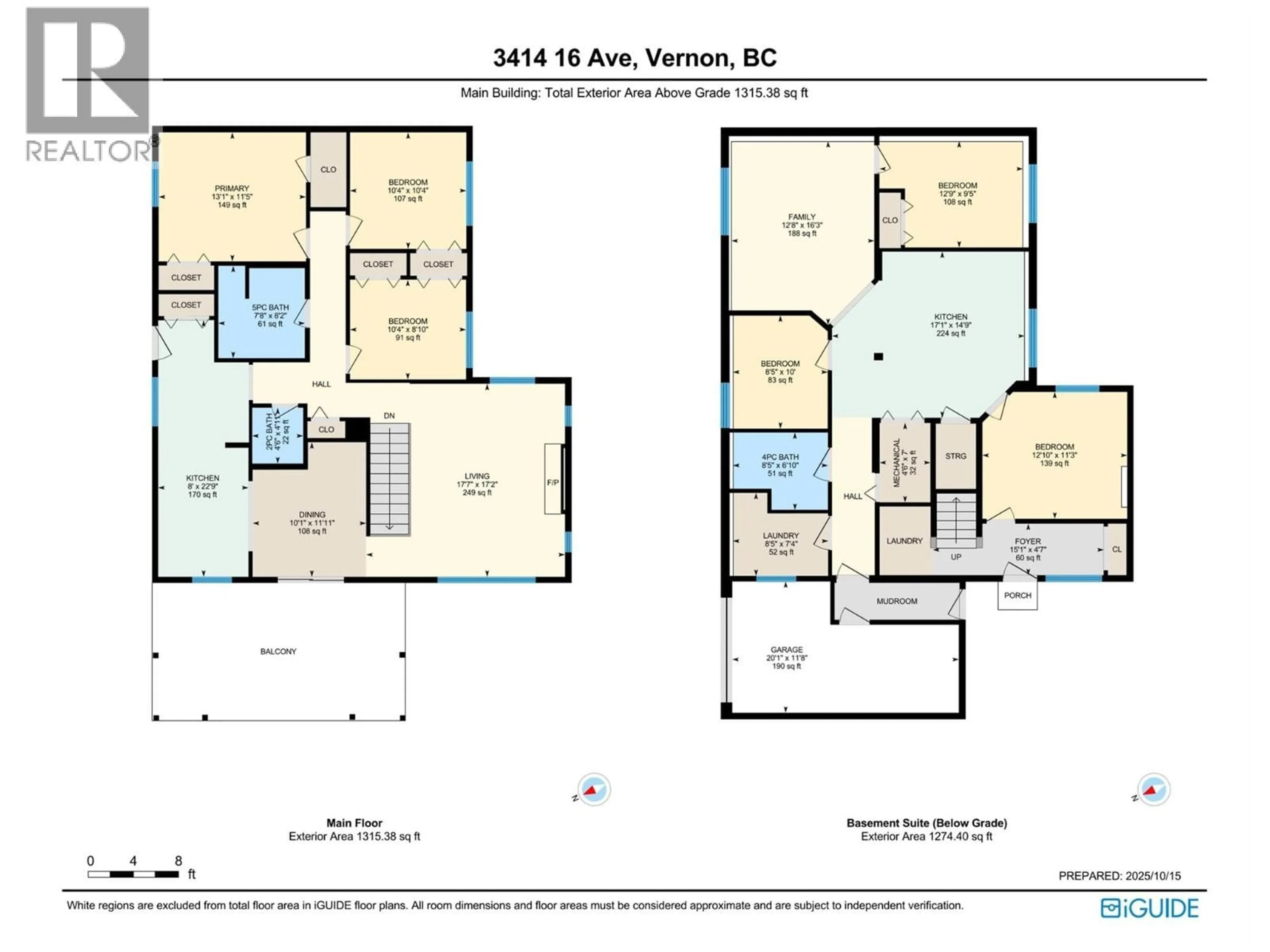 Floor plan for 3414 16 AVENUE, Vernon British Columbia V1T1A9