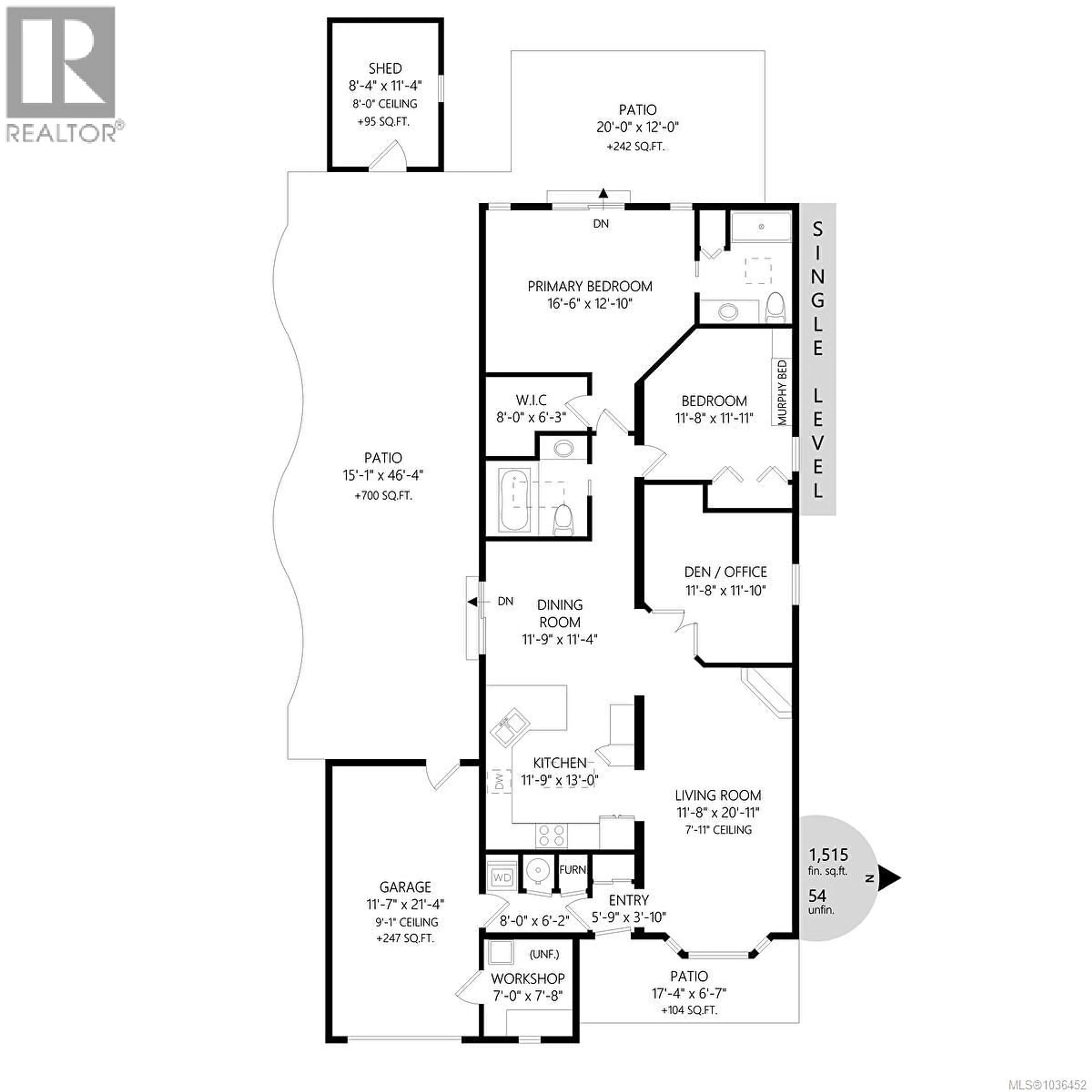 Floor plan for 4024 VALEWOOD DRIVE, Nanaimo British Columbia V9T6B9