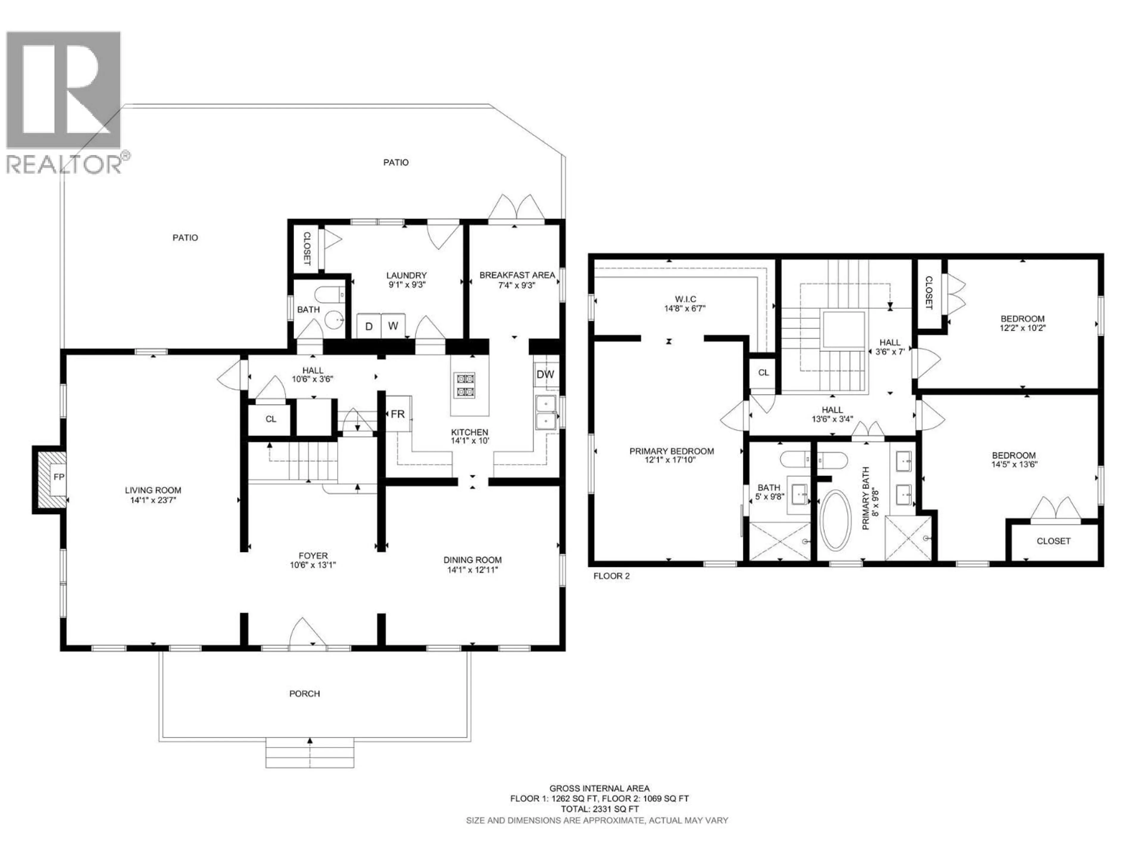 Floor plan for 1001 LAWRENCE AVENUE, Kelowna British Columbia V1Y6M3